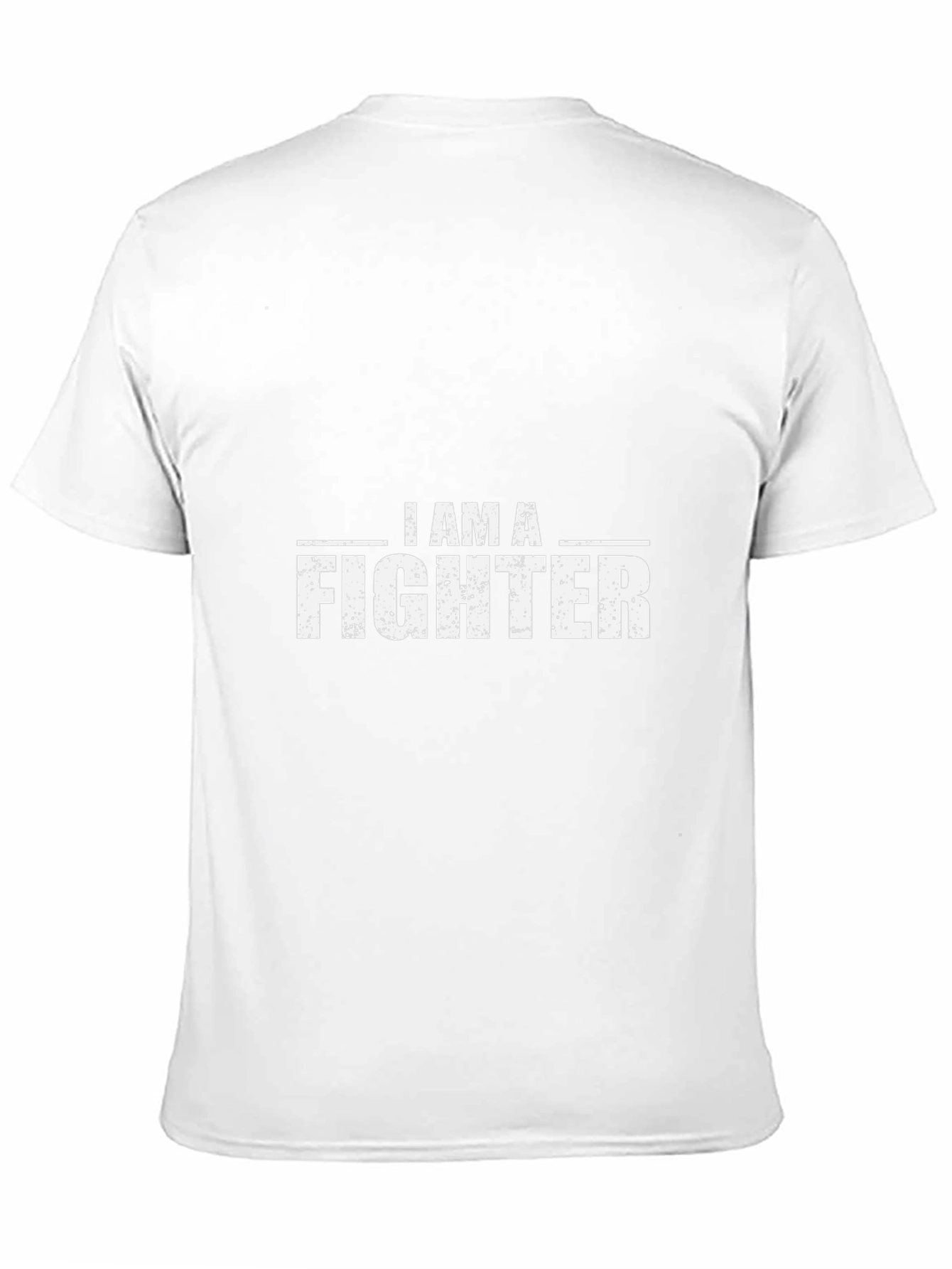 I Am A Fighter Black T-Shirt