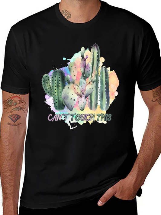Cactus Crew T-Shirt - Cant Touch This Humor Tee