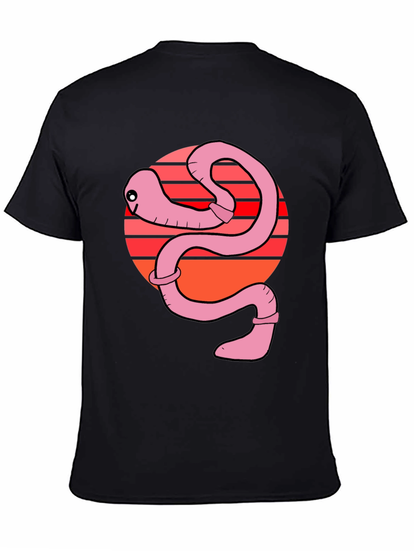 Funny Worm Graphic T-Shirt - Unique Design