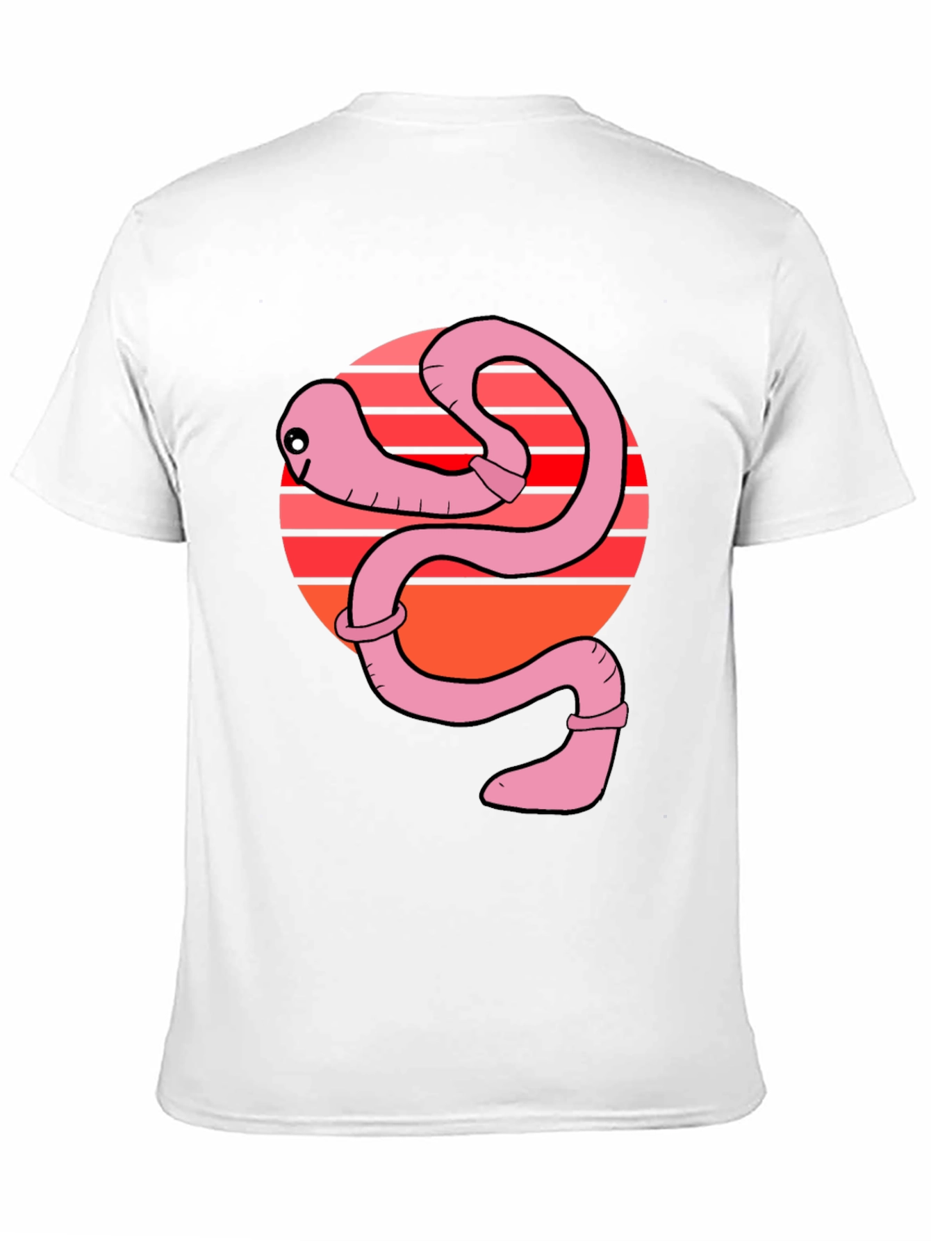 Funny Worm Graphic T-Shirt - Unique Design