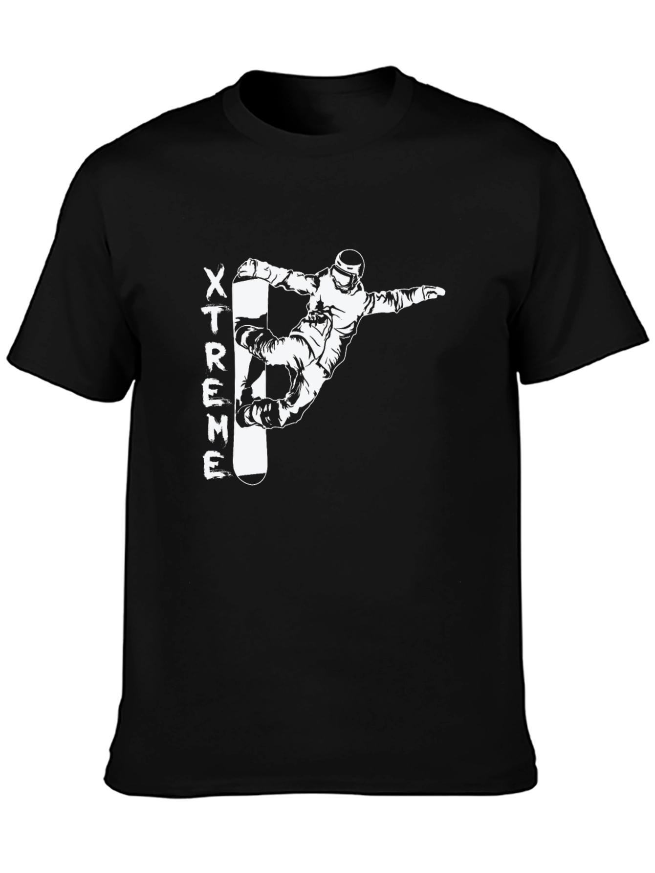 Xtreme Snowboard Graphic T-Shirt - Black