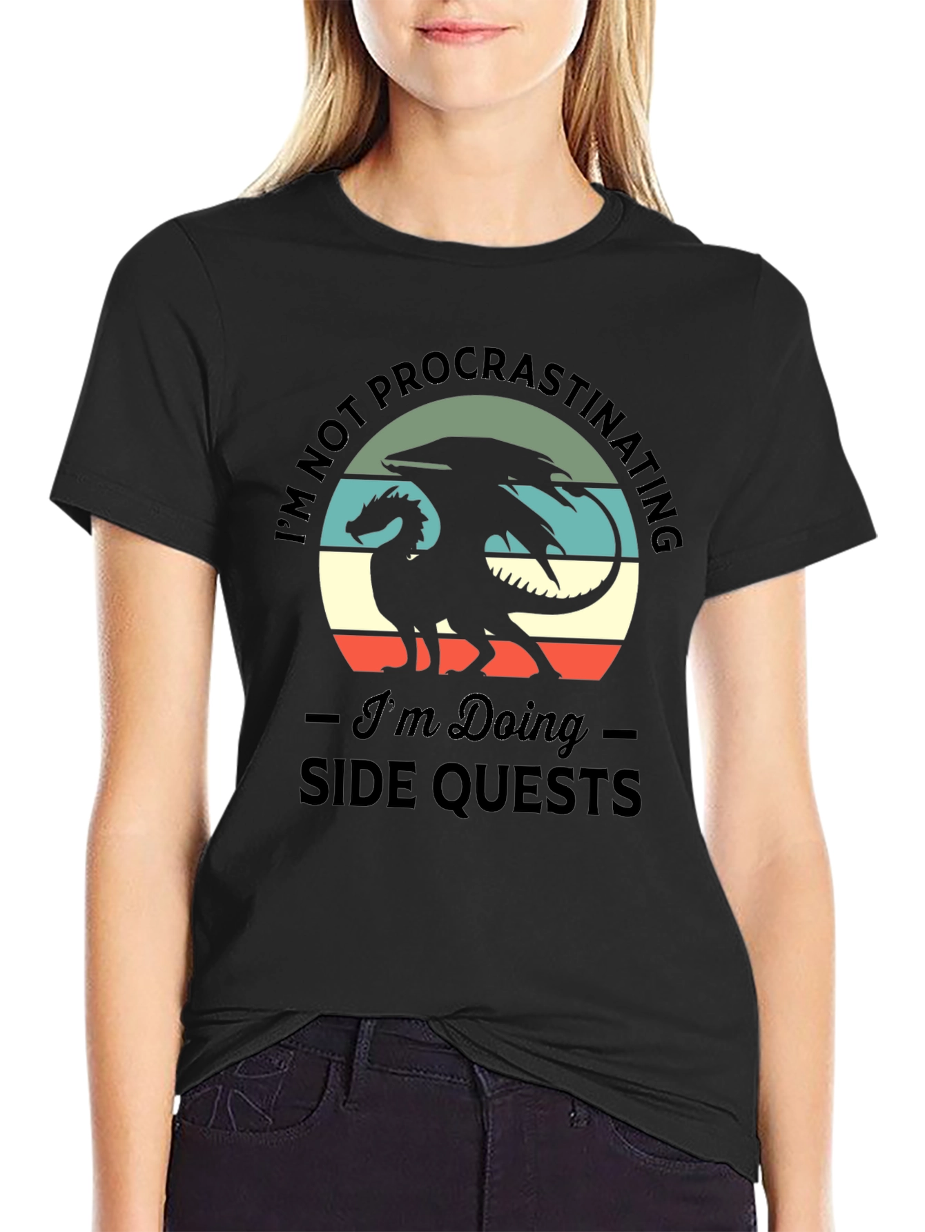 Dragon Side Quests Graphic T-Shirt