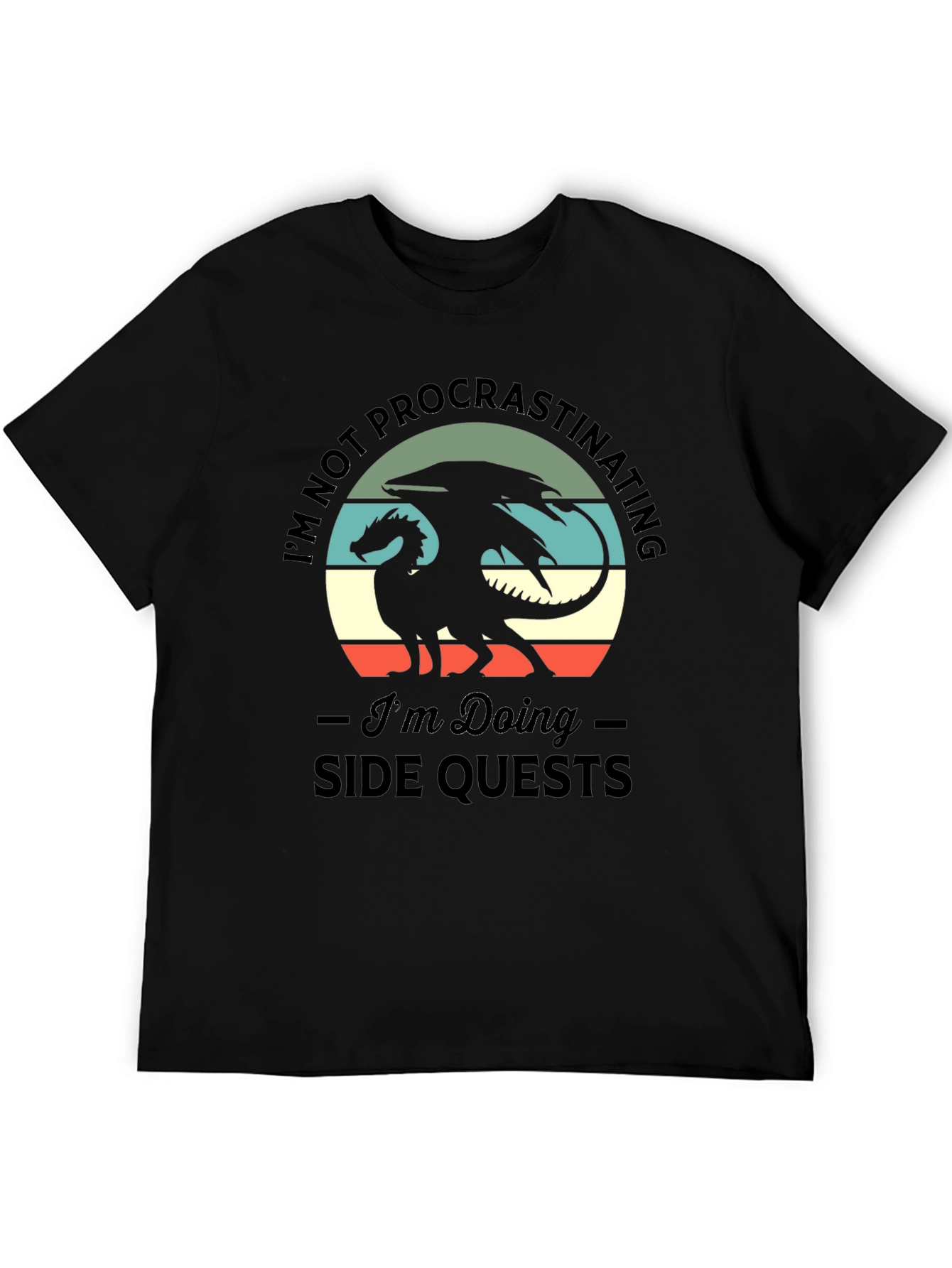 Dragon Side Quests Graphic T-Shirt