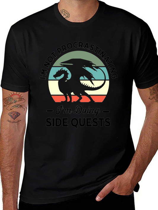 Dragon Side Quests Graphic T-Shirt