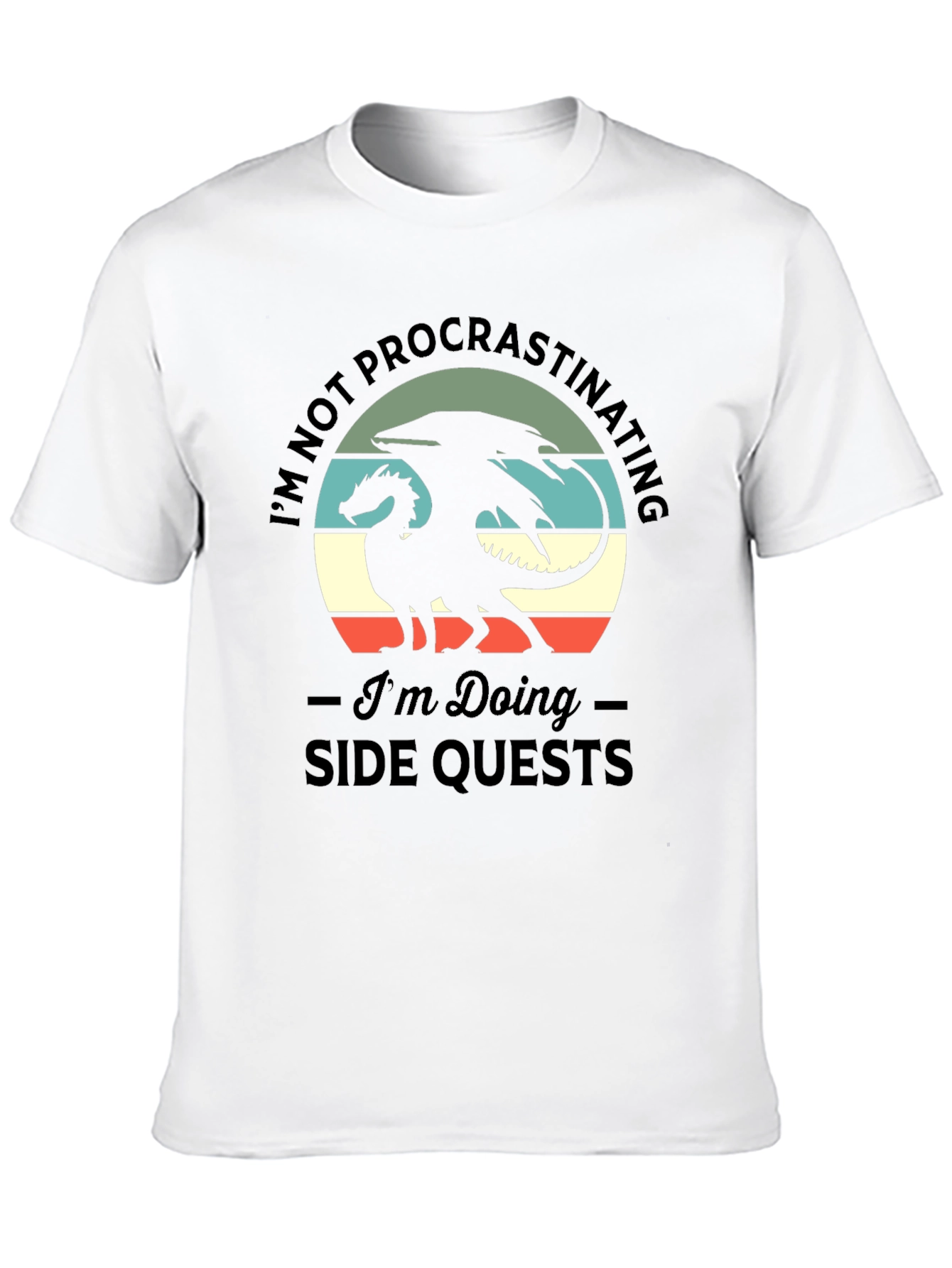 Dragon Side Quests Graphic T-Shirt