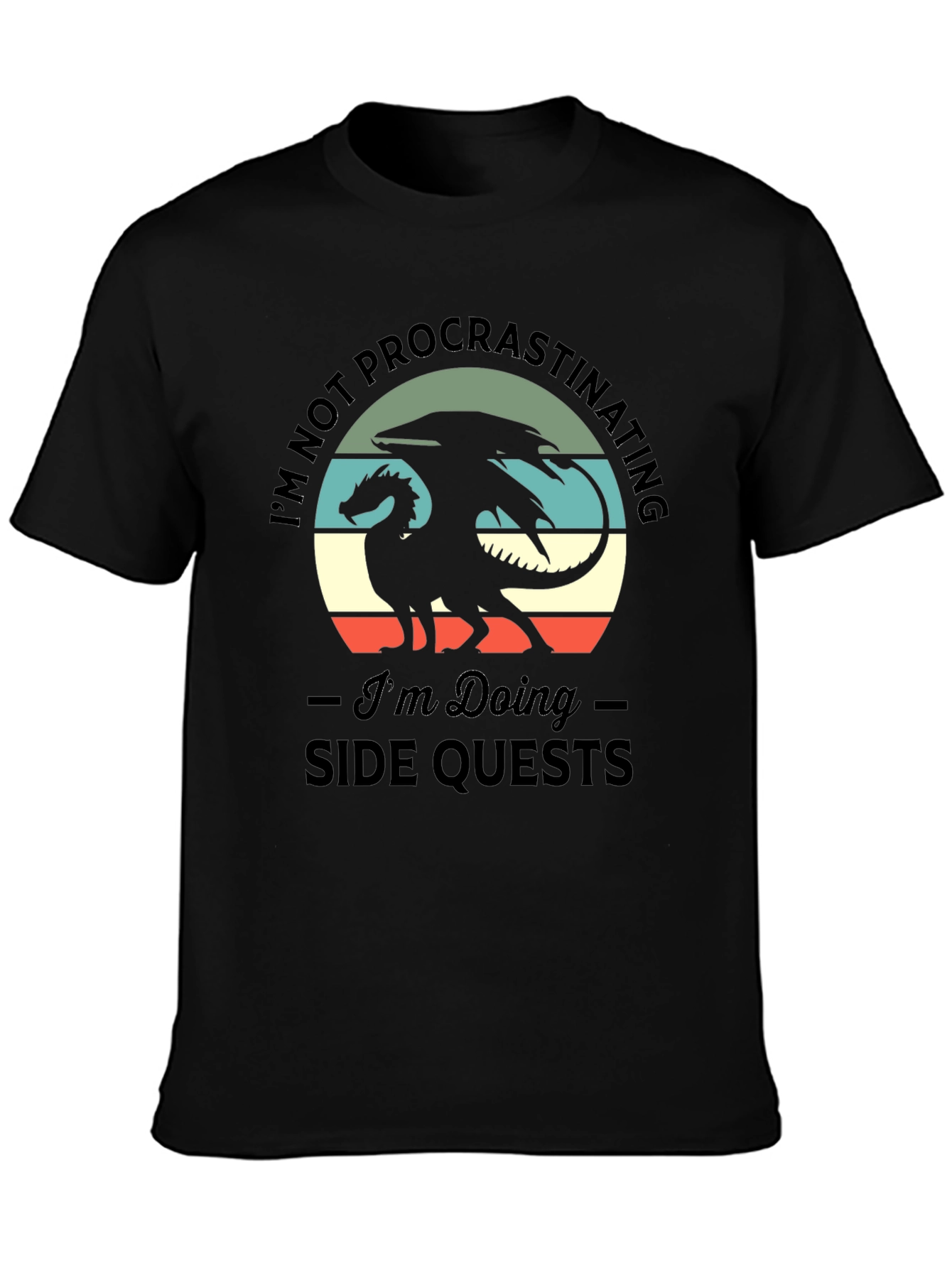 Dragon Side Quests Graphic T-Shirt