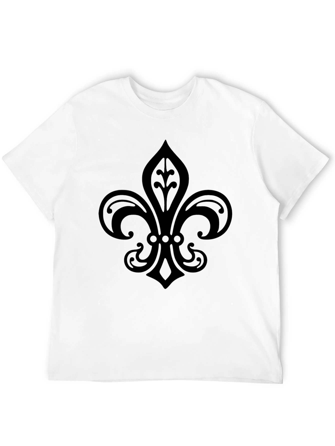 Fleur-de-Lis Graphic Black T-Shirt