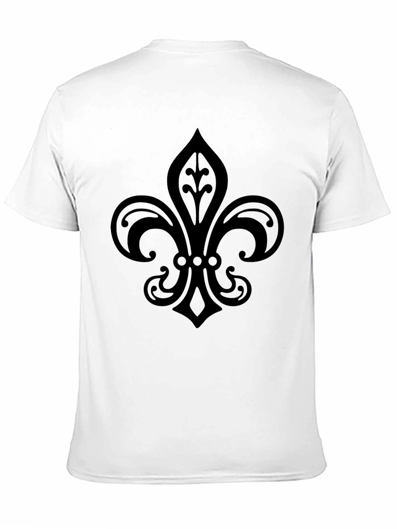 Fleur-de-Lis Graphic Black T-Shirt