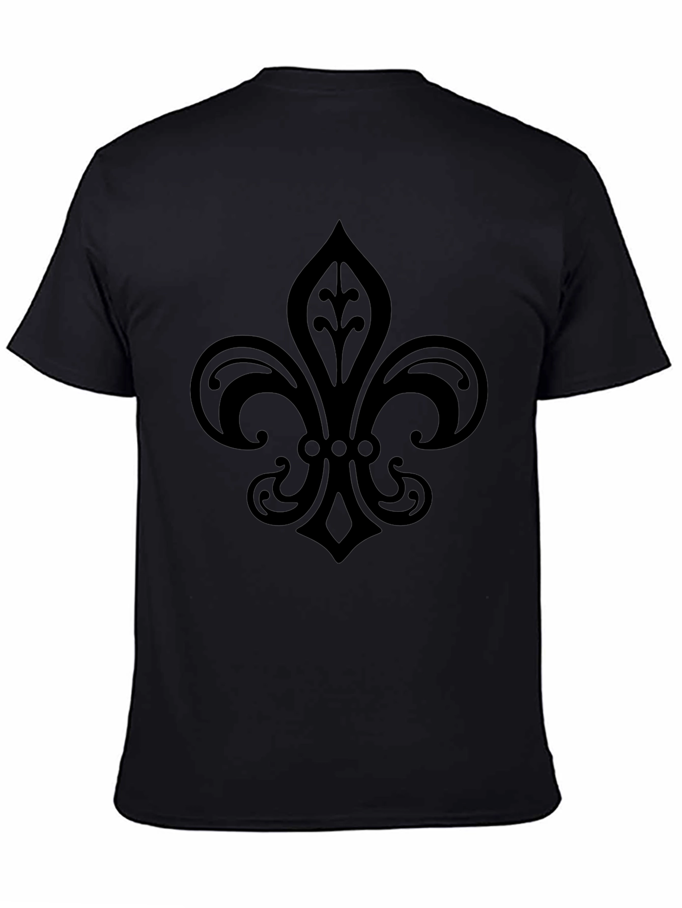Fleur-de-Lis Graphic Black T-Shirt