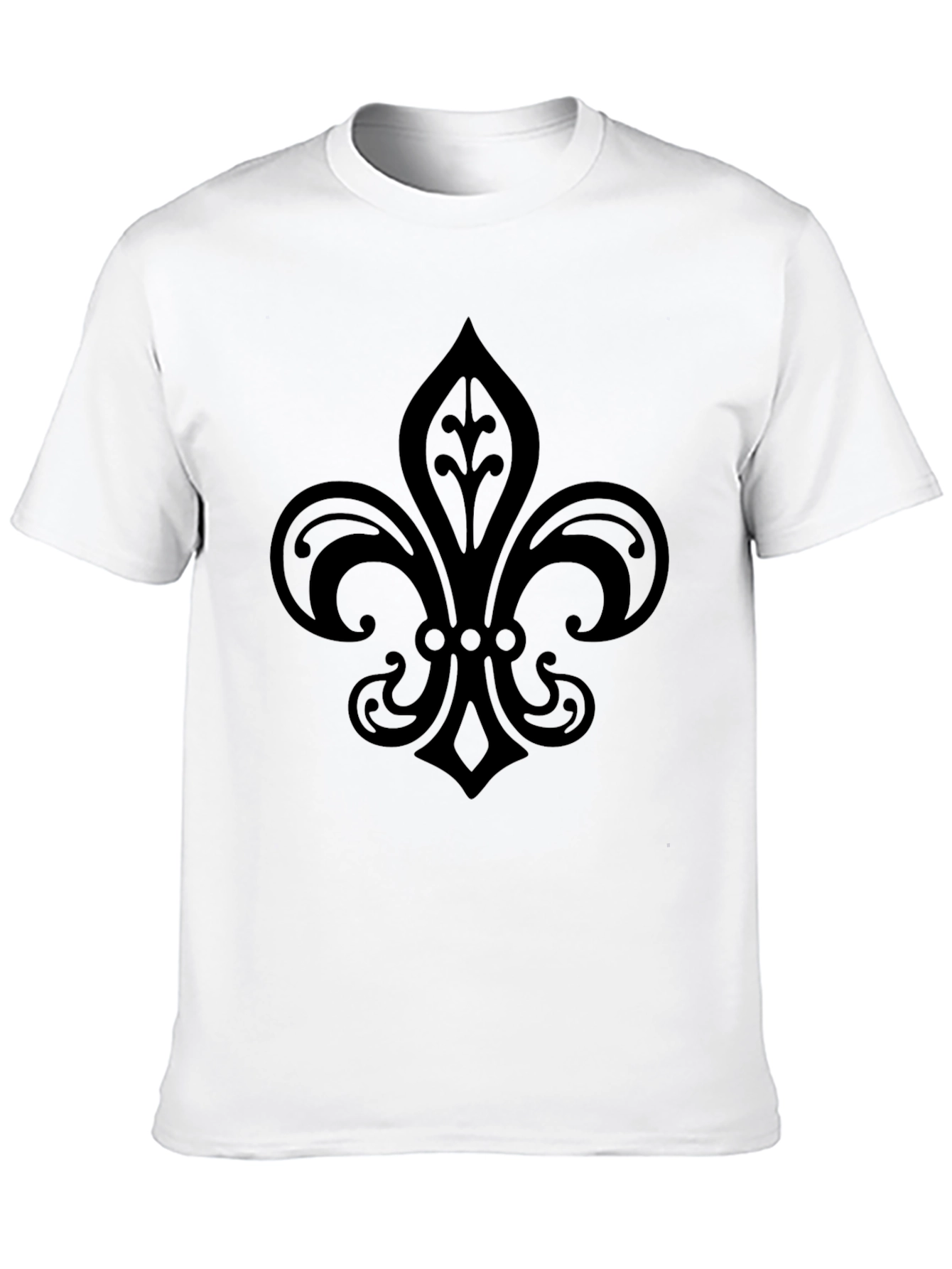 Fleur-de-Lis Graphic Black T-Shirt