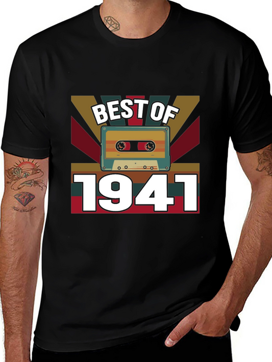 Best of 1941 Cassette Tape T-Shirt - Retro Birthday Gift