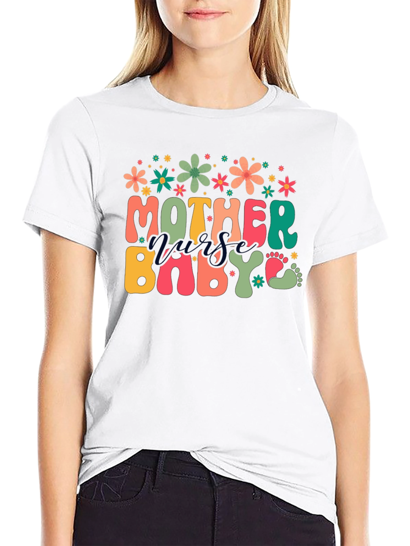 Mother Loves Baby Graphic Tee - Black Unisex T-Shirt
