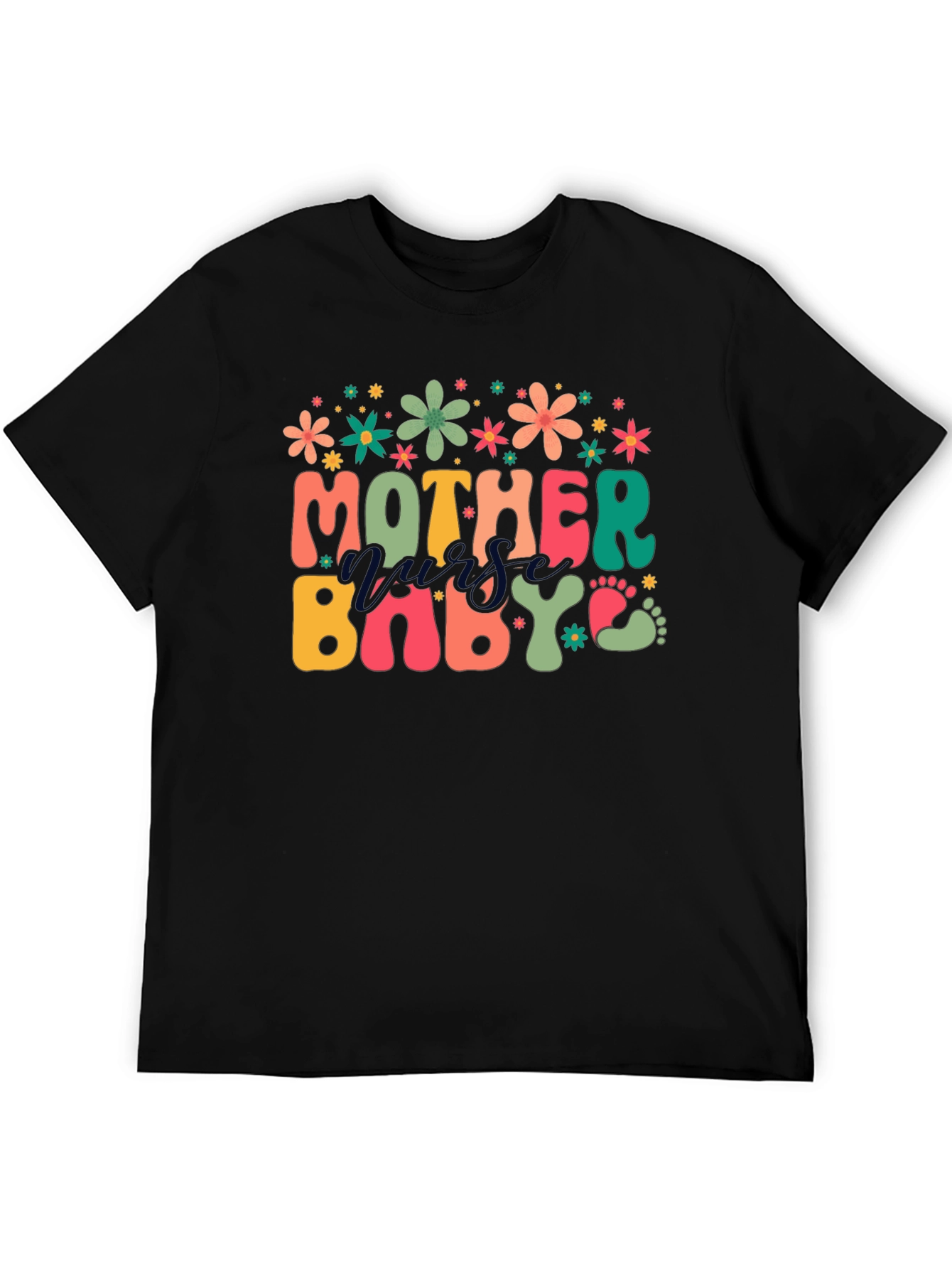 Mother Loves Baby Graphic Tee - Black Unisex T-Shirt