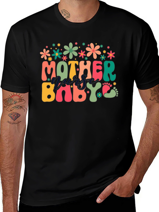 Mother Loves Baby Graphic Tee - Black Unisex T-Shirt