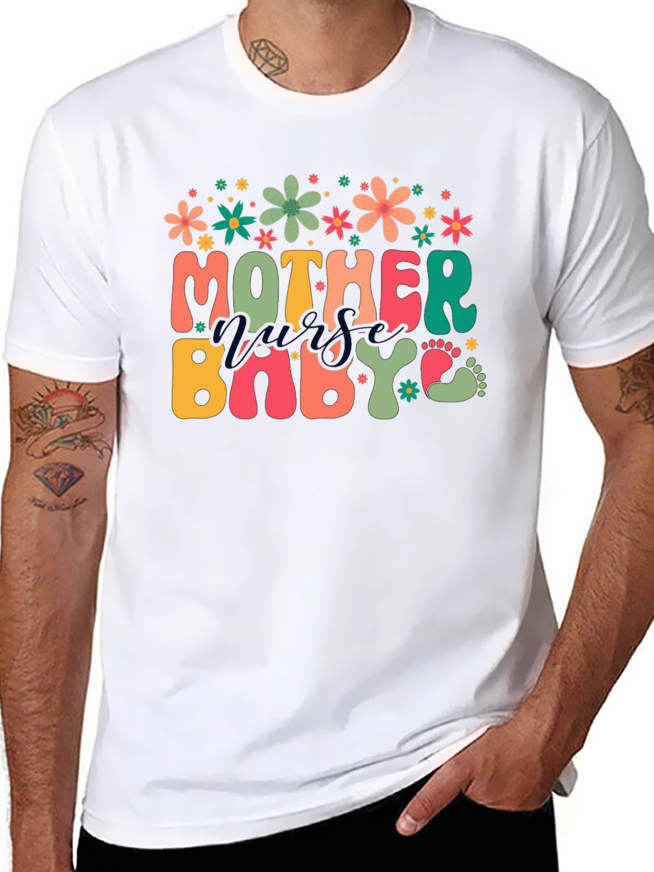 Mother Loves Baby Graphic Tee - Black Unisex T-Shirt