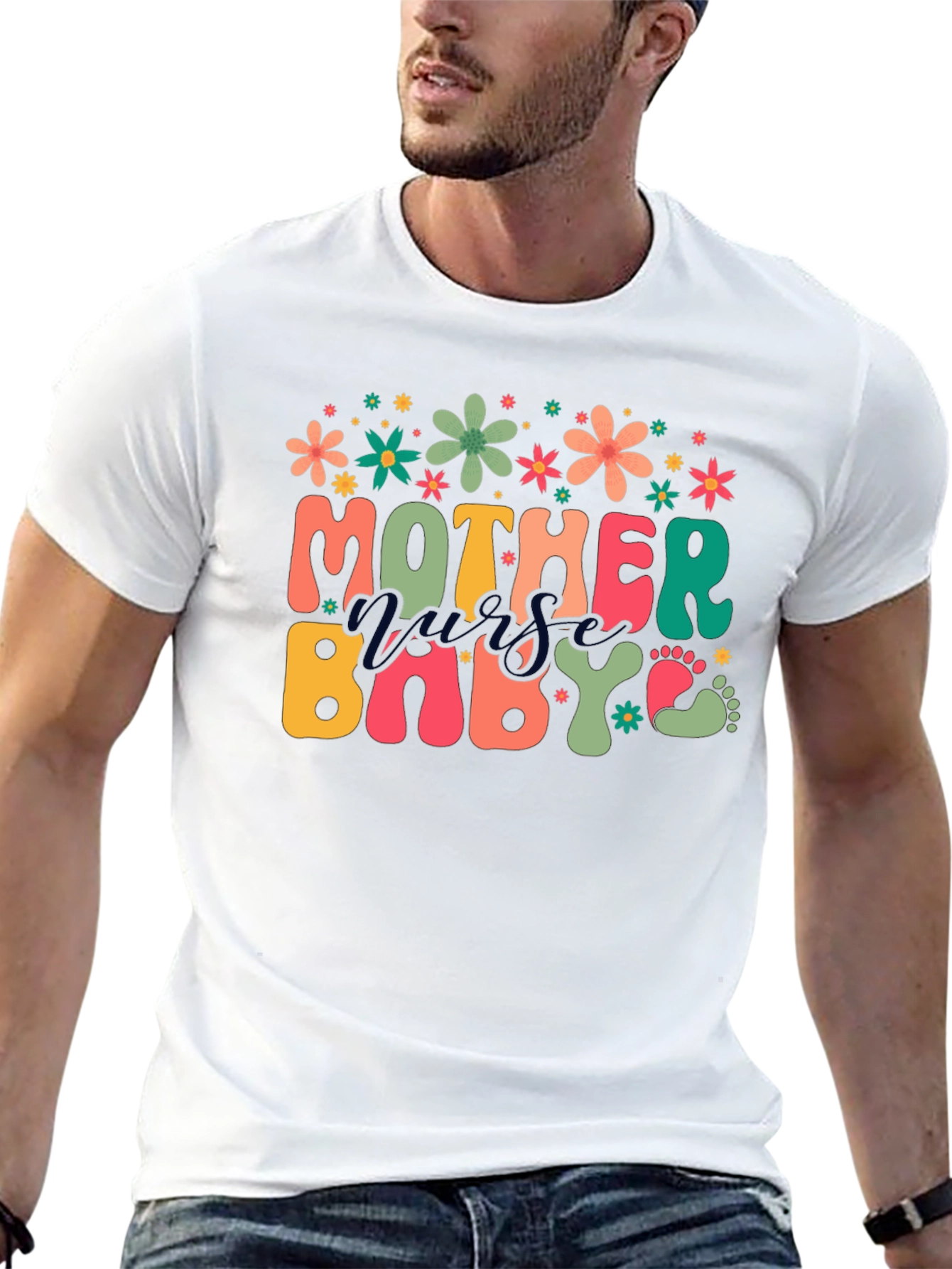 Mother Loves Baby Graphic Tee - Black Unisex T-Shirt