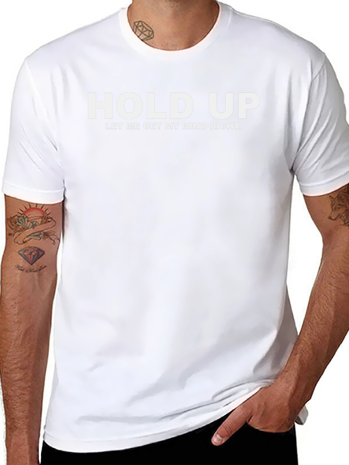 Hold Up Mind Right Graphic T-Shirt