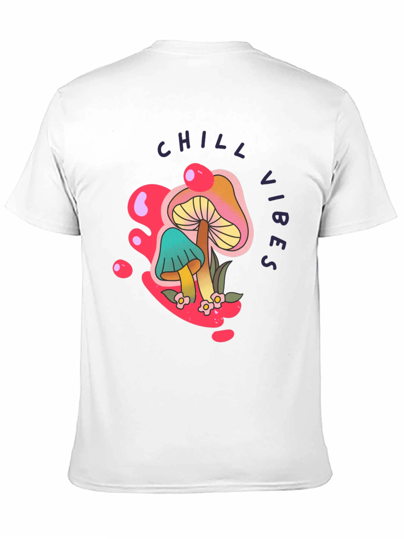 Chill Vibes Mushroom Graphic Tee