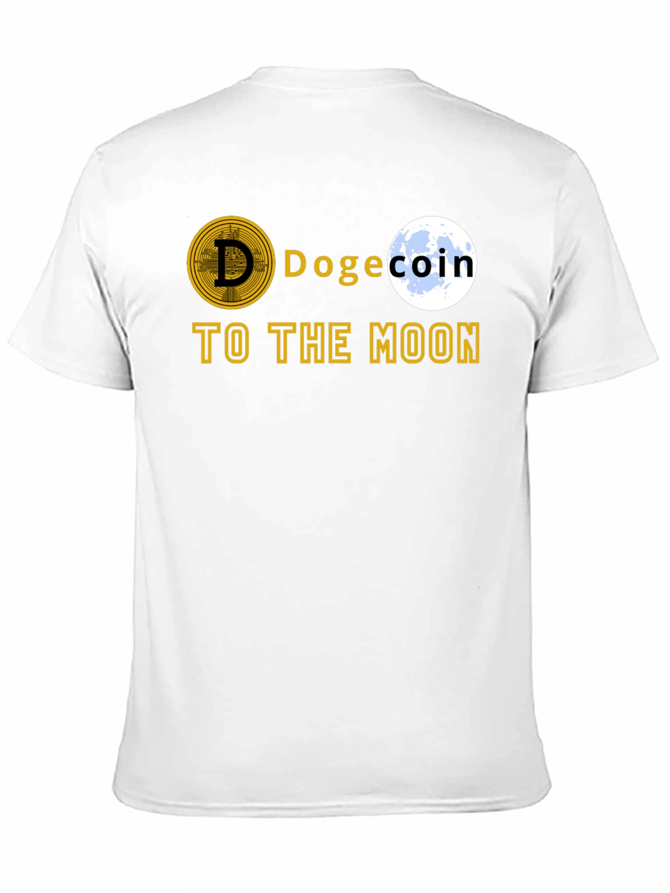 Dogecoin To The Moon T-Shirt – Crypto Dog Lover Graphic Tee Gift