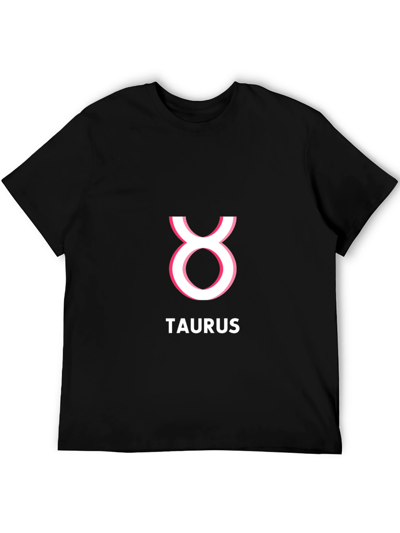 Taurus Zodiac Sign T-Shirt - Black Cotton Tee