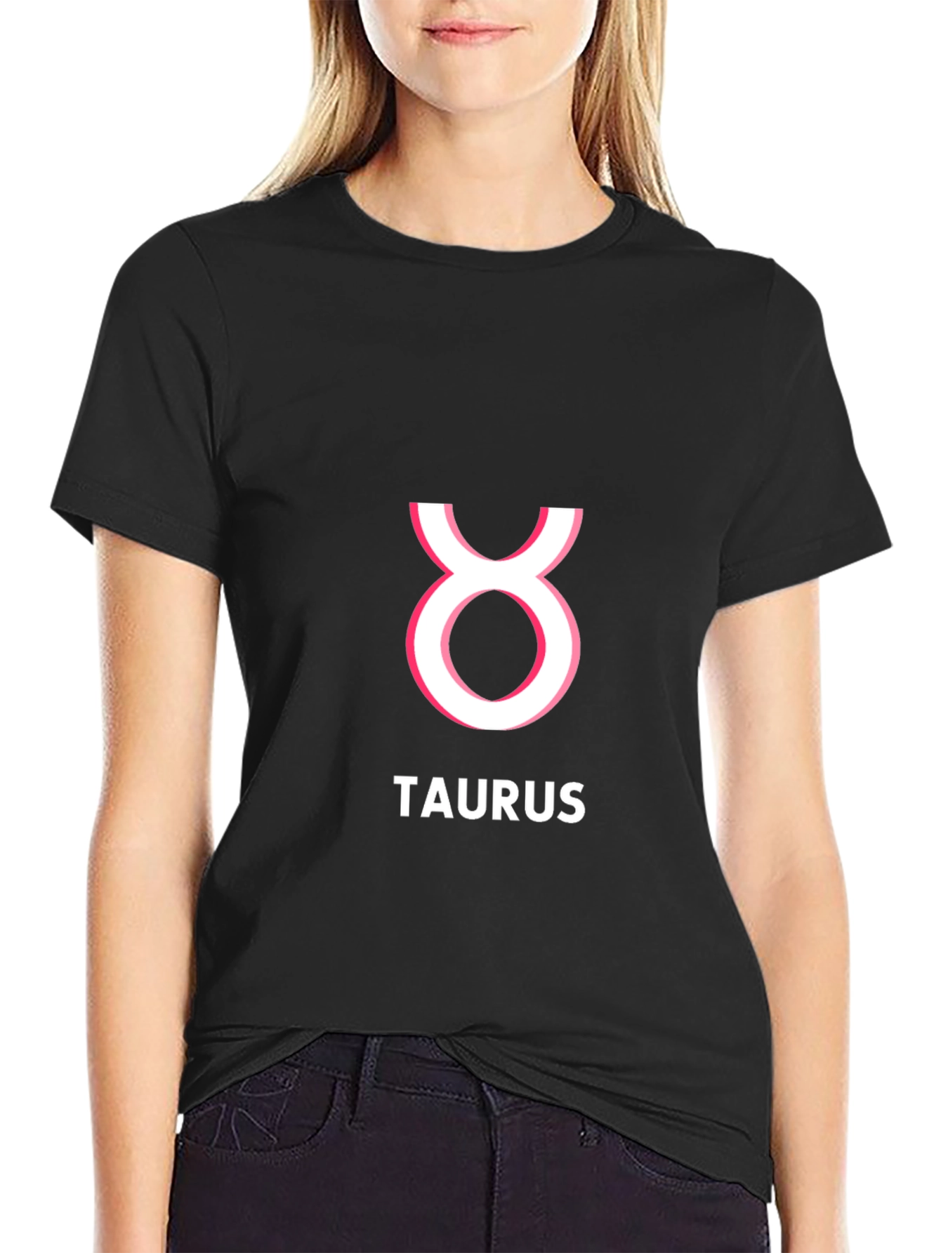 Taurus Zodiac Sign T-Shirt - Black Cotton Tee