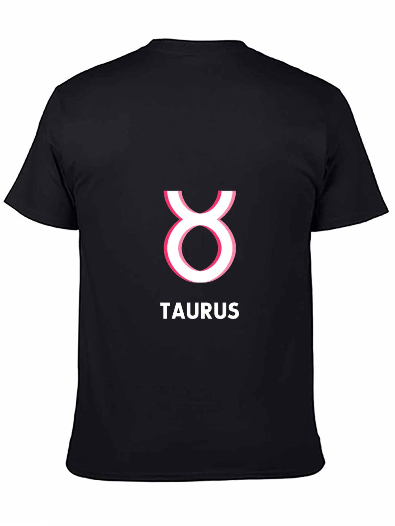Taurus Zodiac Sign T-Shirt - Black Cotton Tee