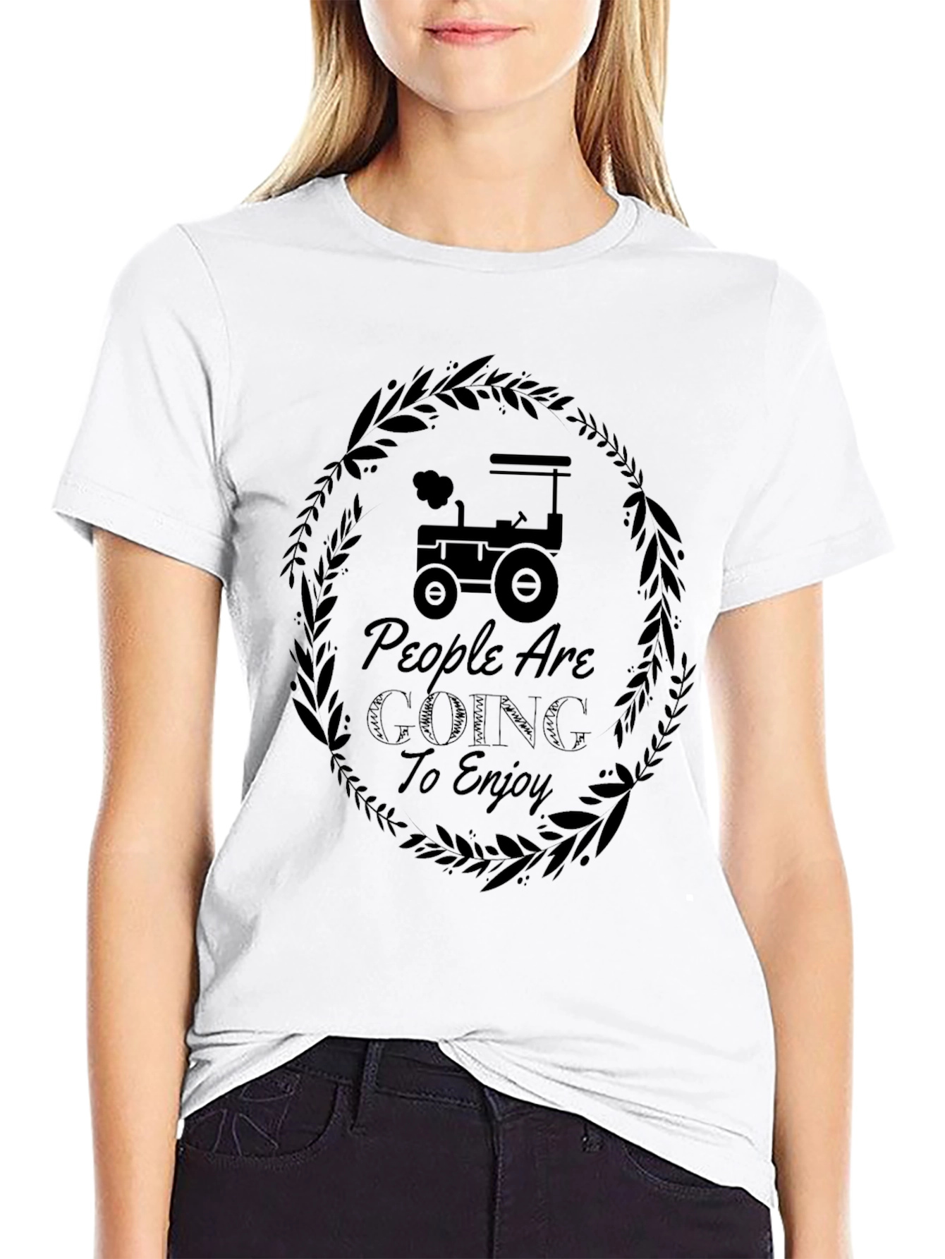 People Are Going To Enjoy Tractor Graphic Tee