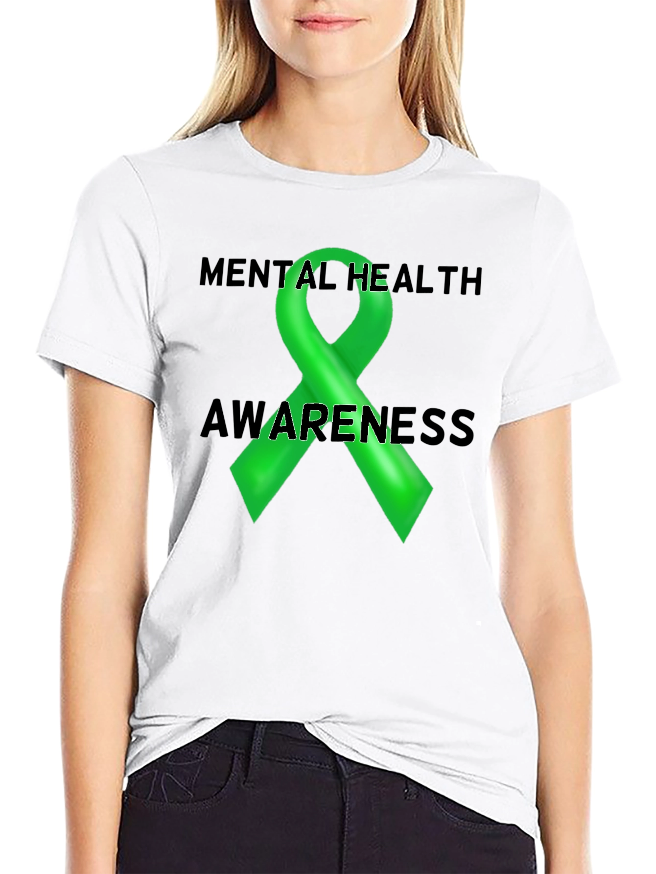 Mental Health Awareness Ribbon T-Shirt