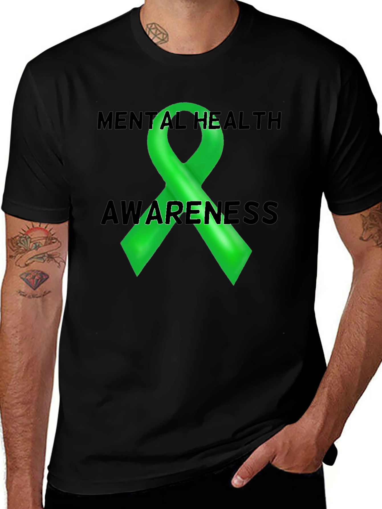 Mental Health Awareness Ribbon T-Shirt