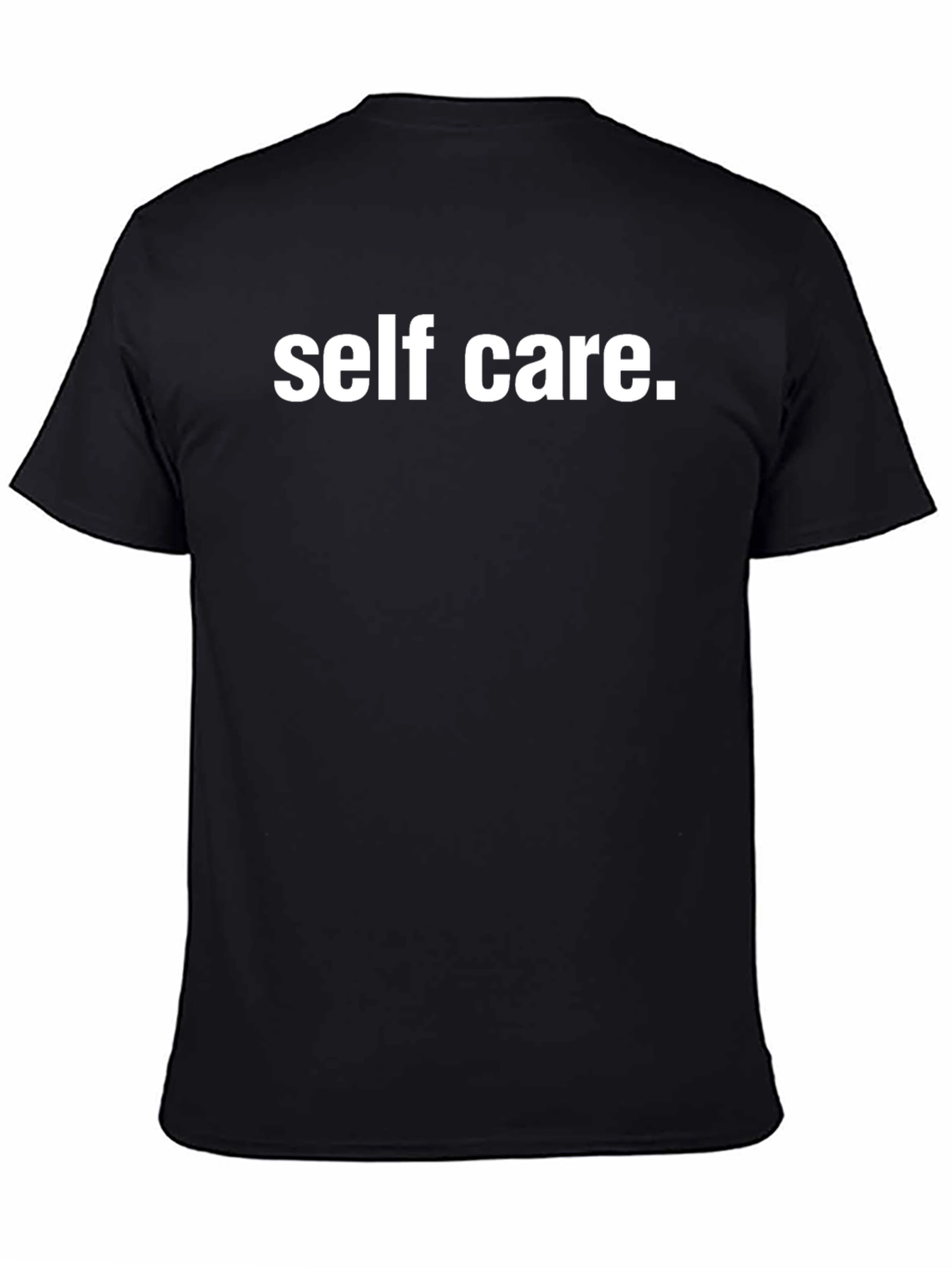 Self Care Statement Tee - Black Comfort