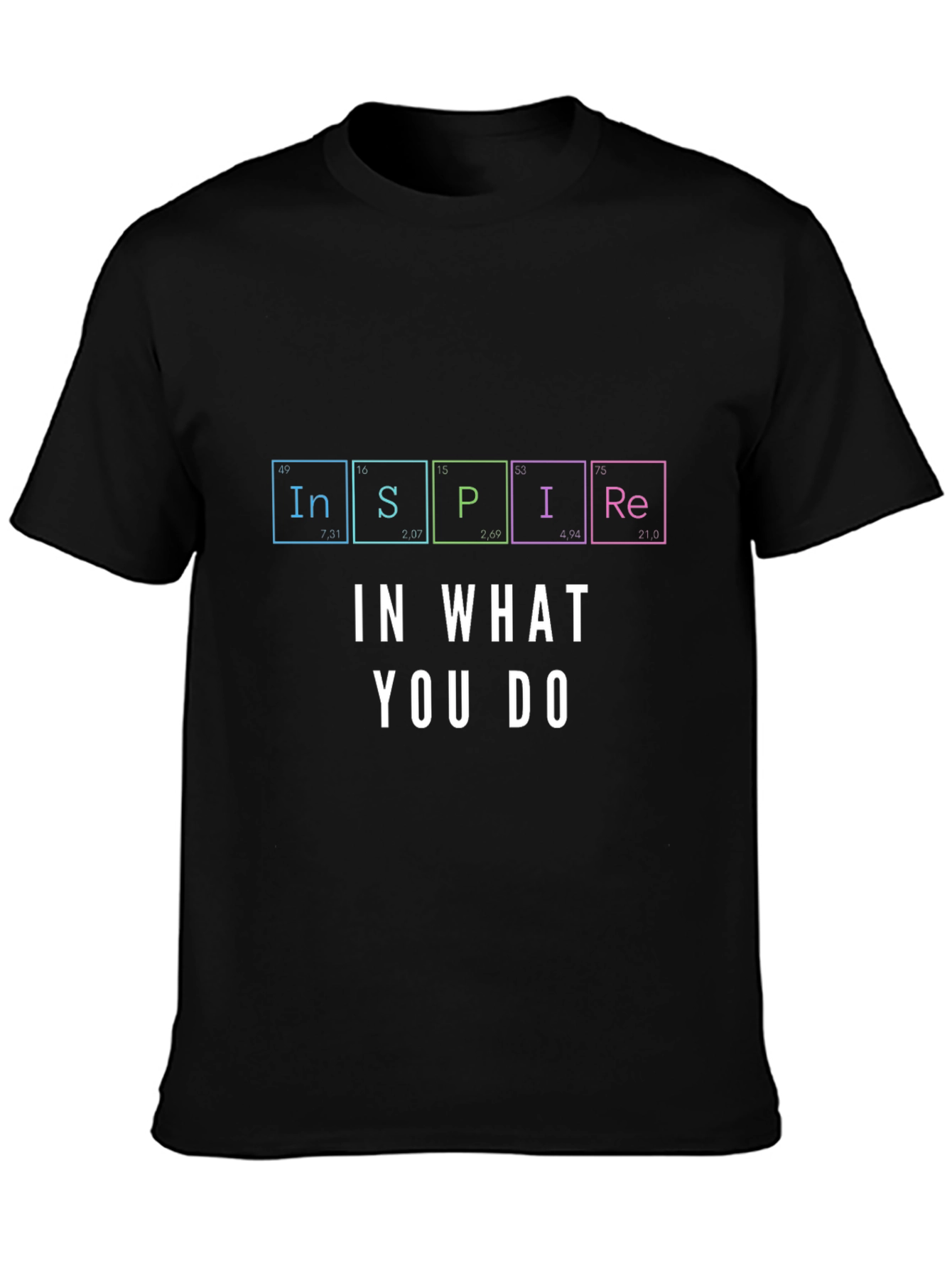 Inspire T-Shirt - Periodic Table Style
