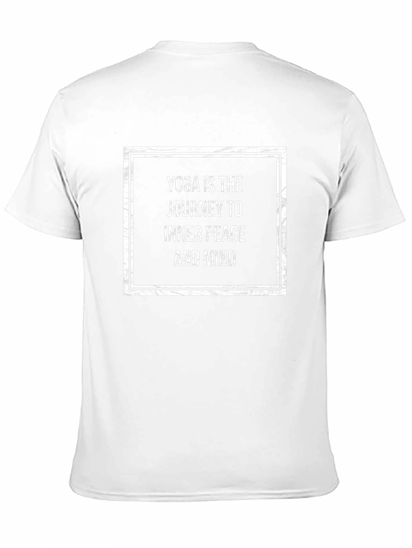 Yoga Inner Peace Graphic Tee - Black