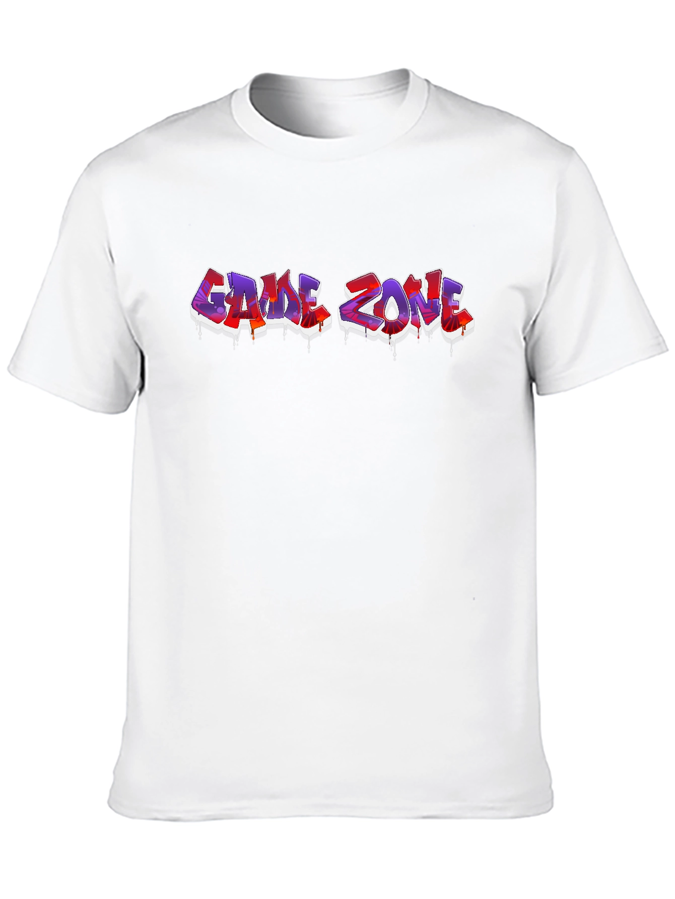 Game Zone Graphic Tee - Black Cotton T-Shirt