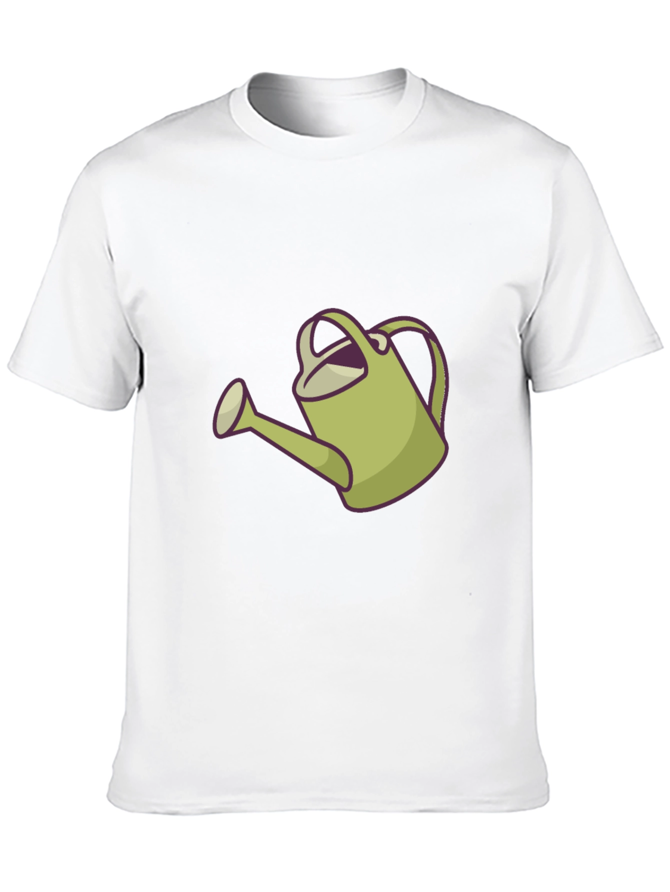 Watering Can Graphic Tee - Black Casual Shirt