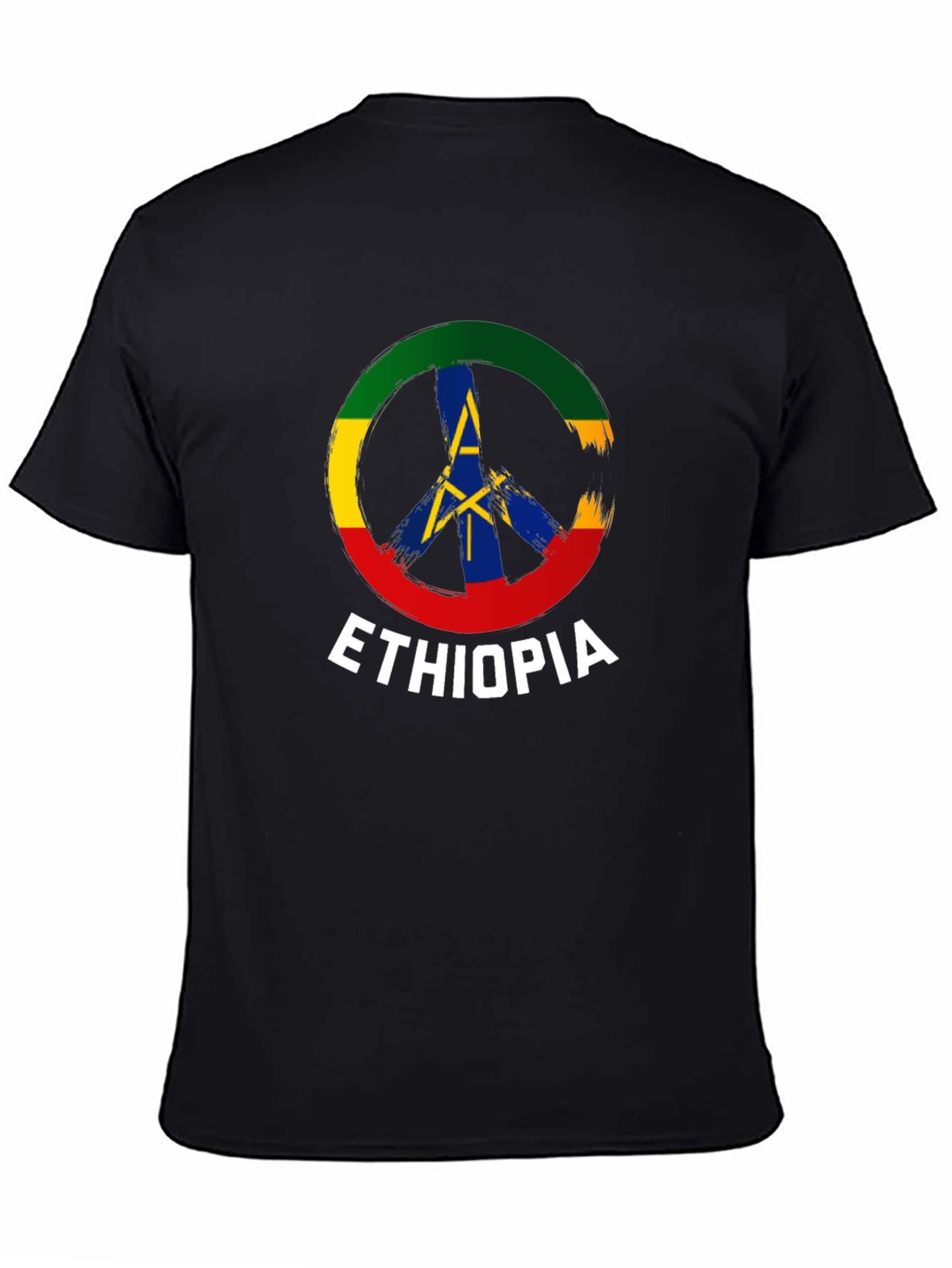 Ethiopia Peace Symbol T-Shirt
