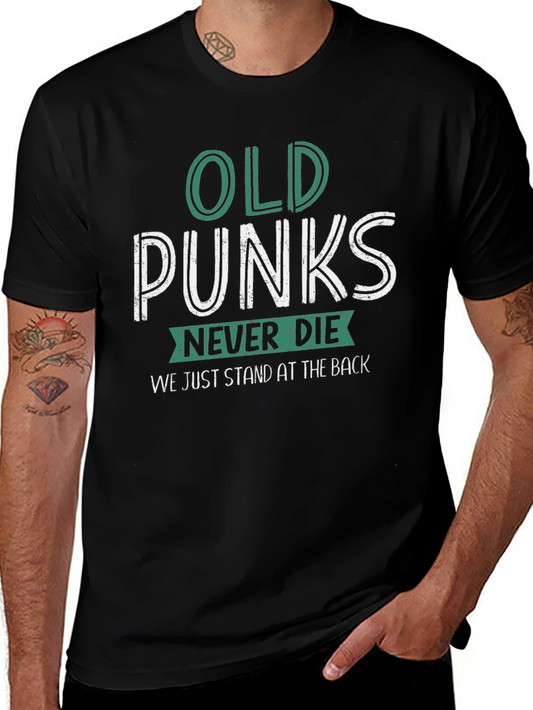Old Punks Never Die Graphic Tee