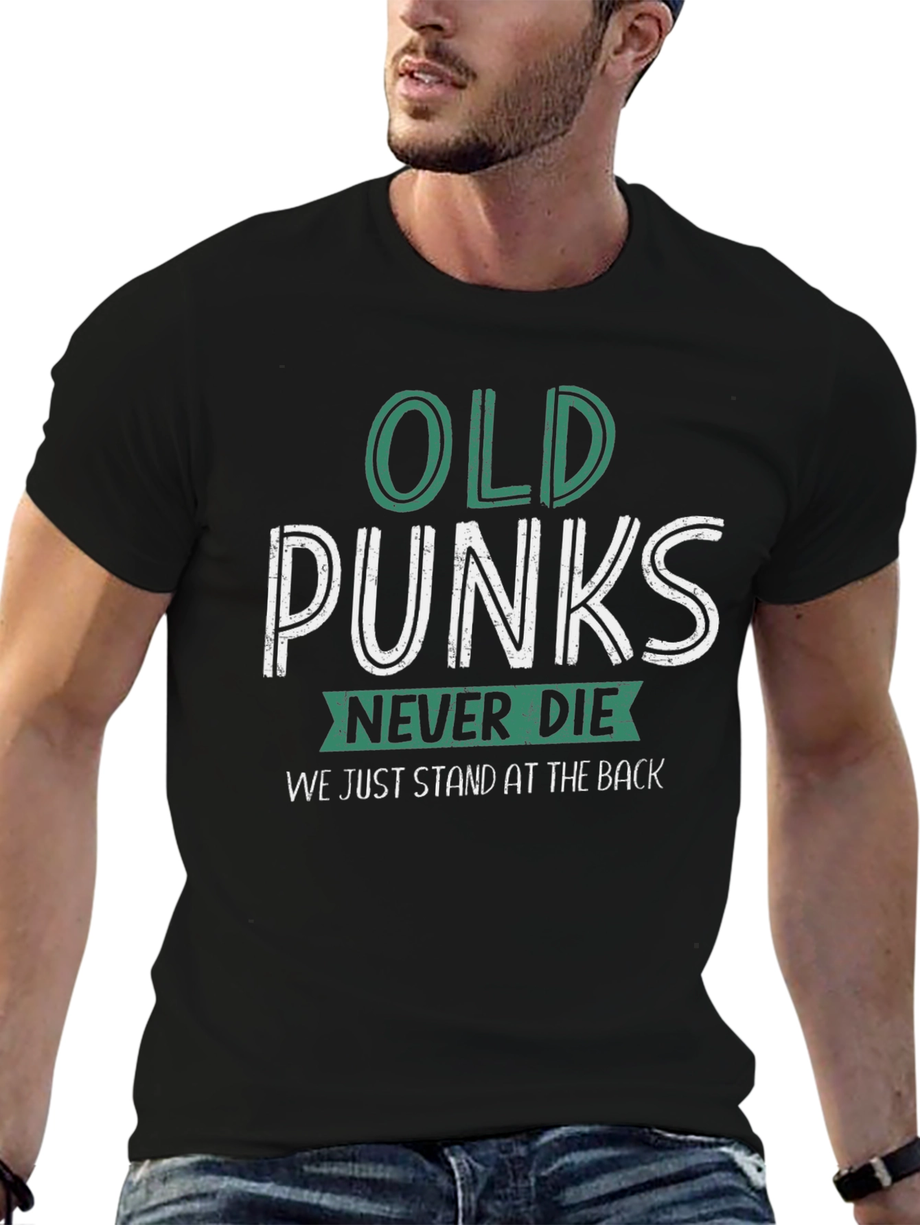 Old Punks Never Die Graphic Tee