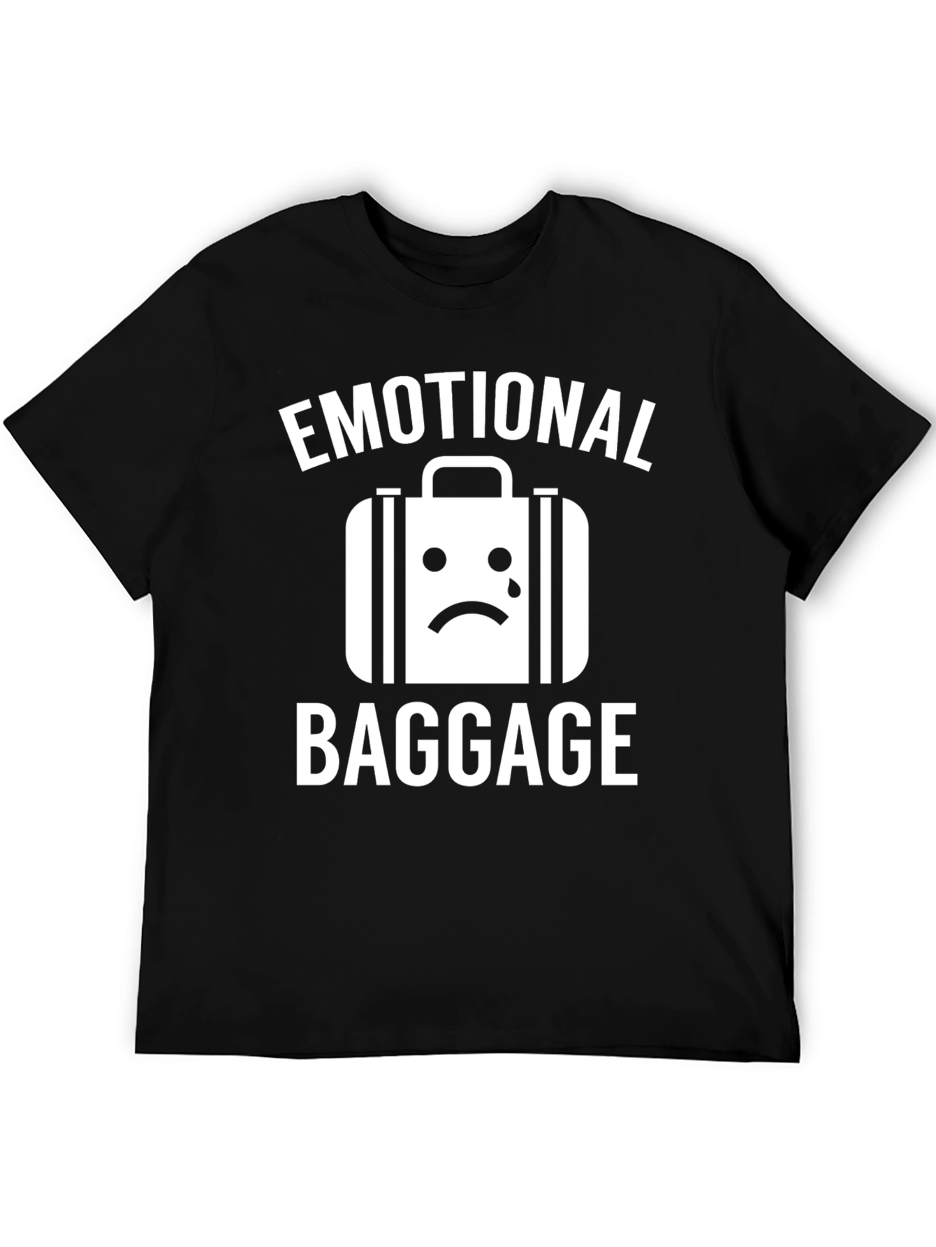 Emotional Baggage Graphic T-Shirt - Black