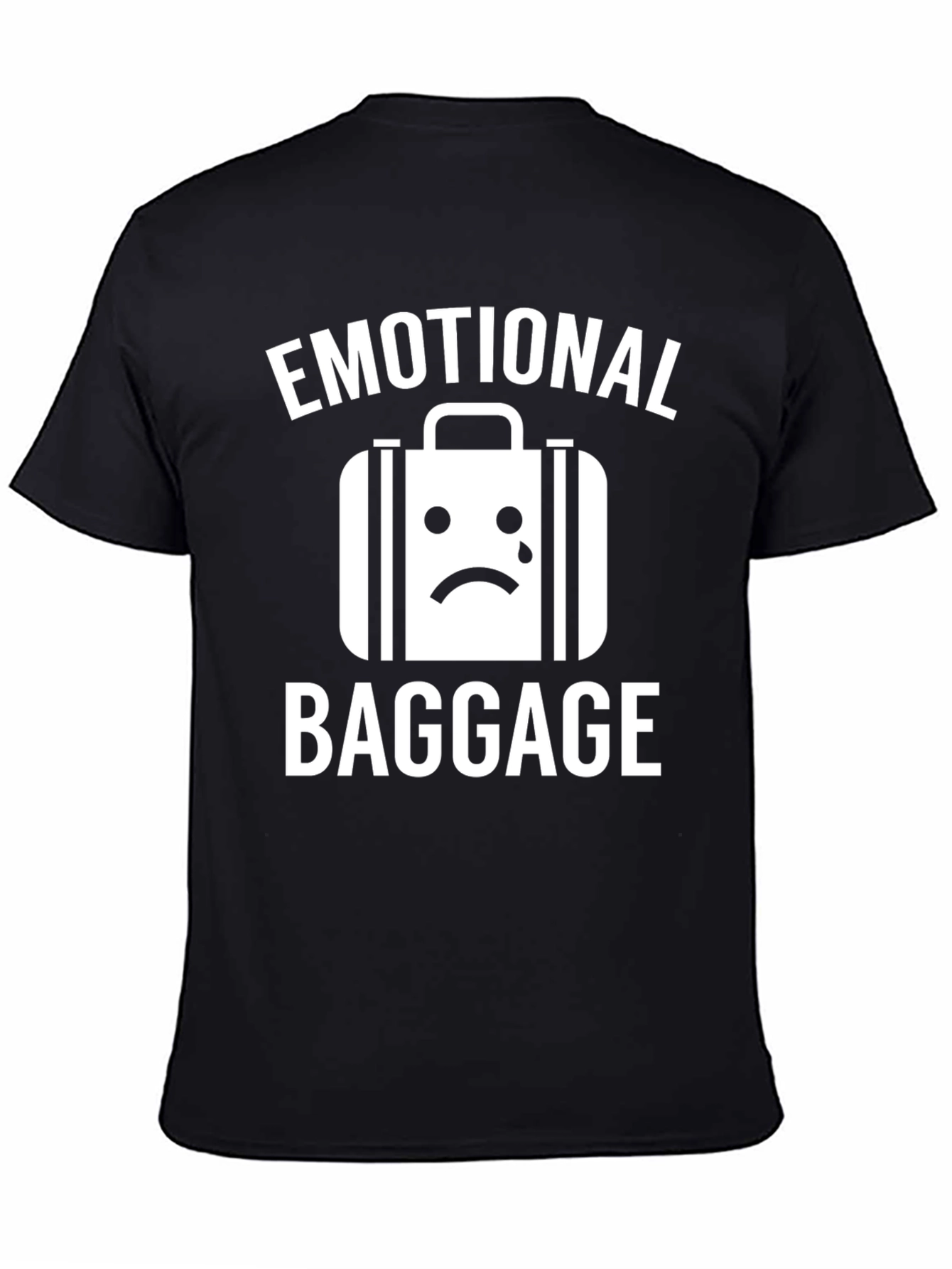 Emotional Baggage Graphic T-Shirt - Black