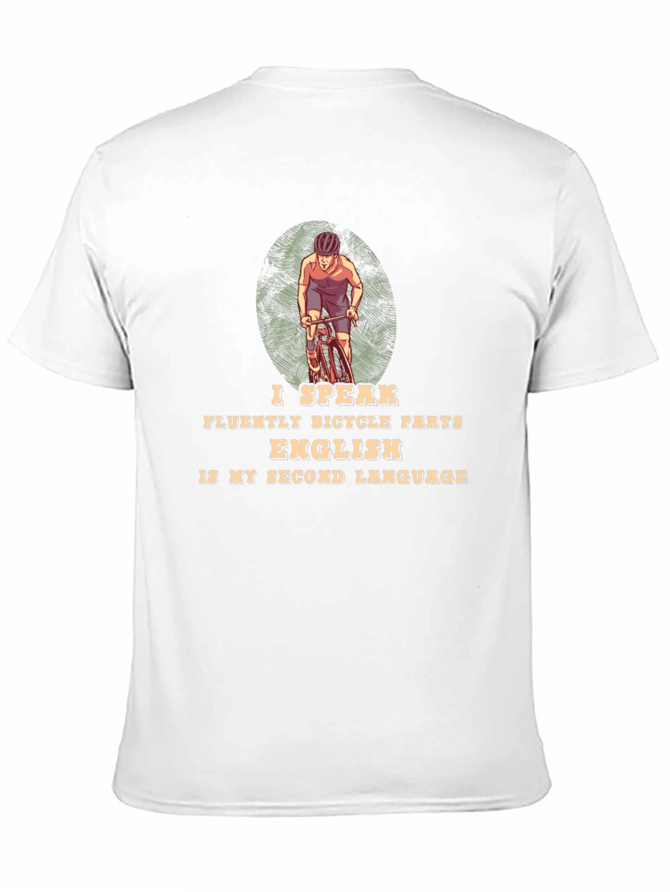 I Speak Bicycle Parts T-Shirt - Cycling Enthusiast Tee