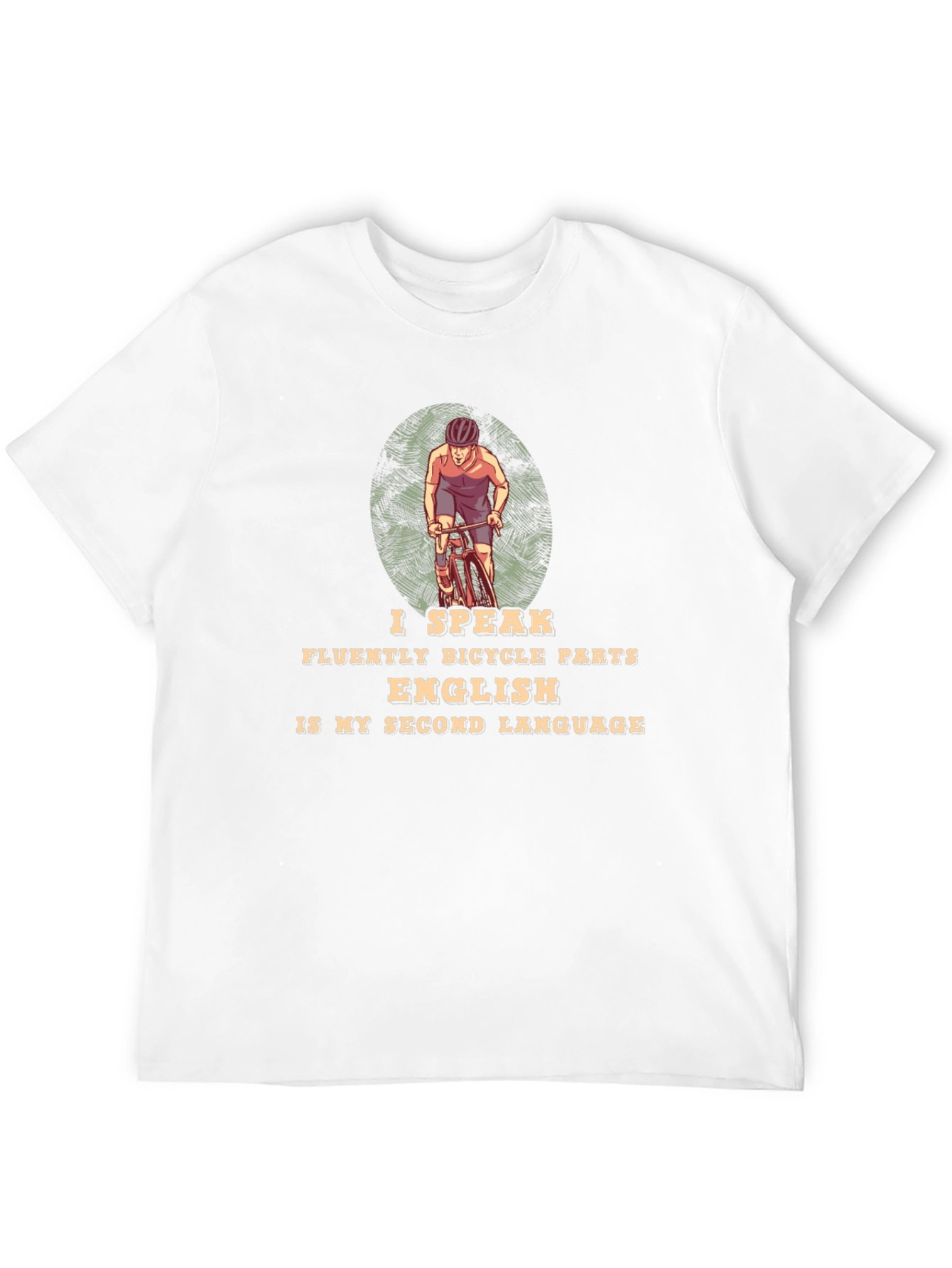 I Speak Bicycle Parts T-Shirt - Cycling Enthusiast Tee