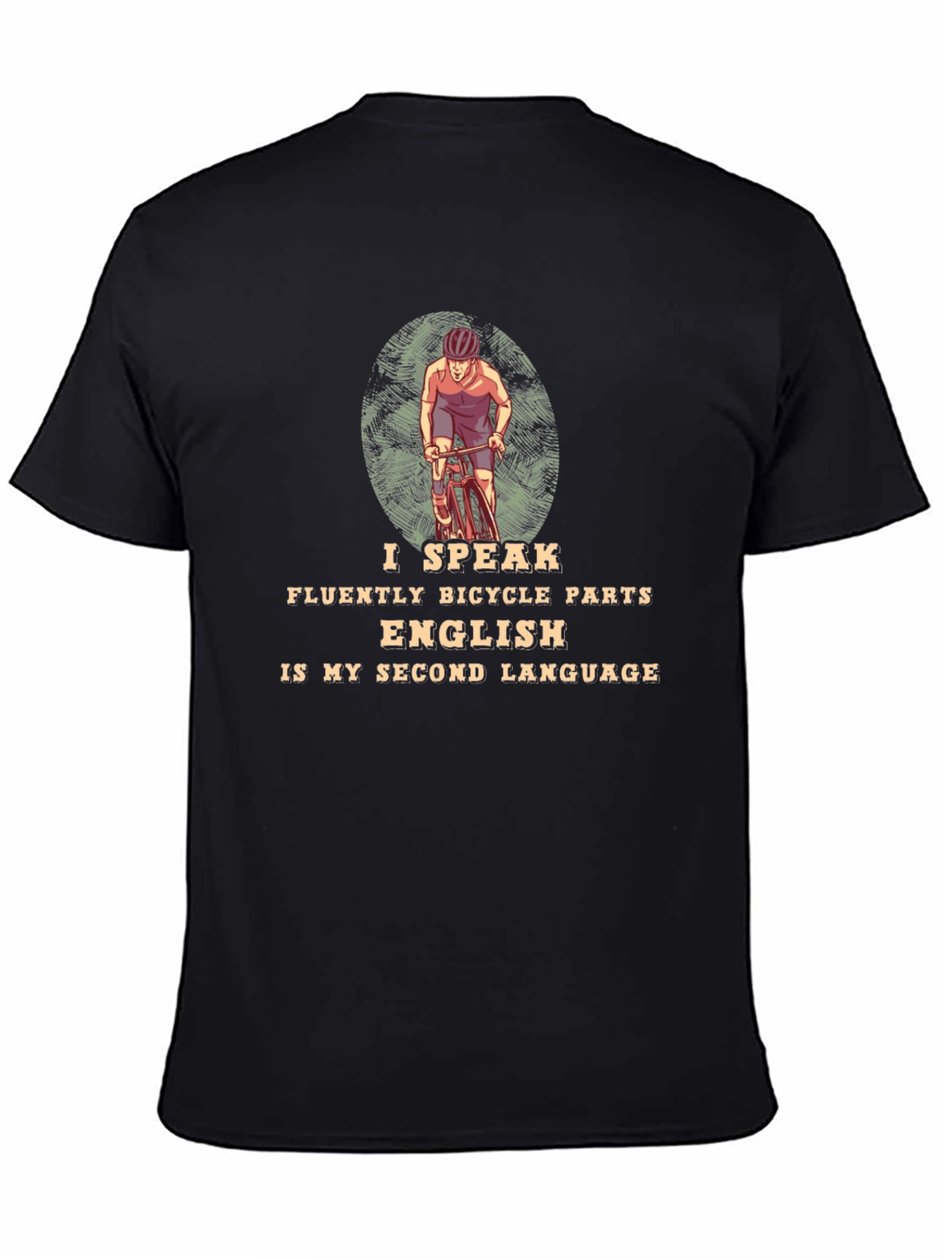 I Speak Bicycle Parts T-Shirt - Cycling Enthusiast Tee