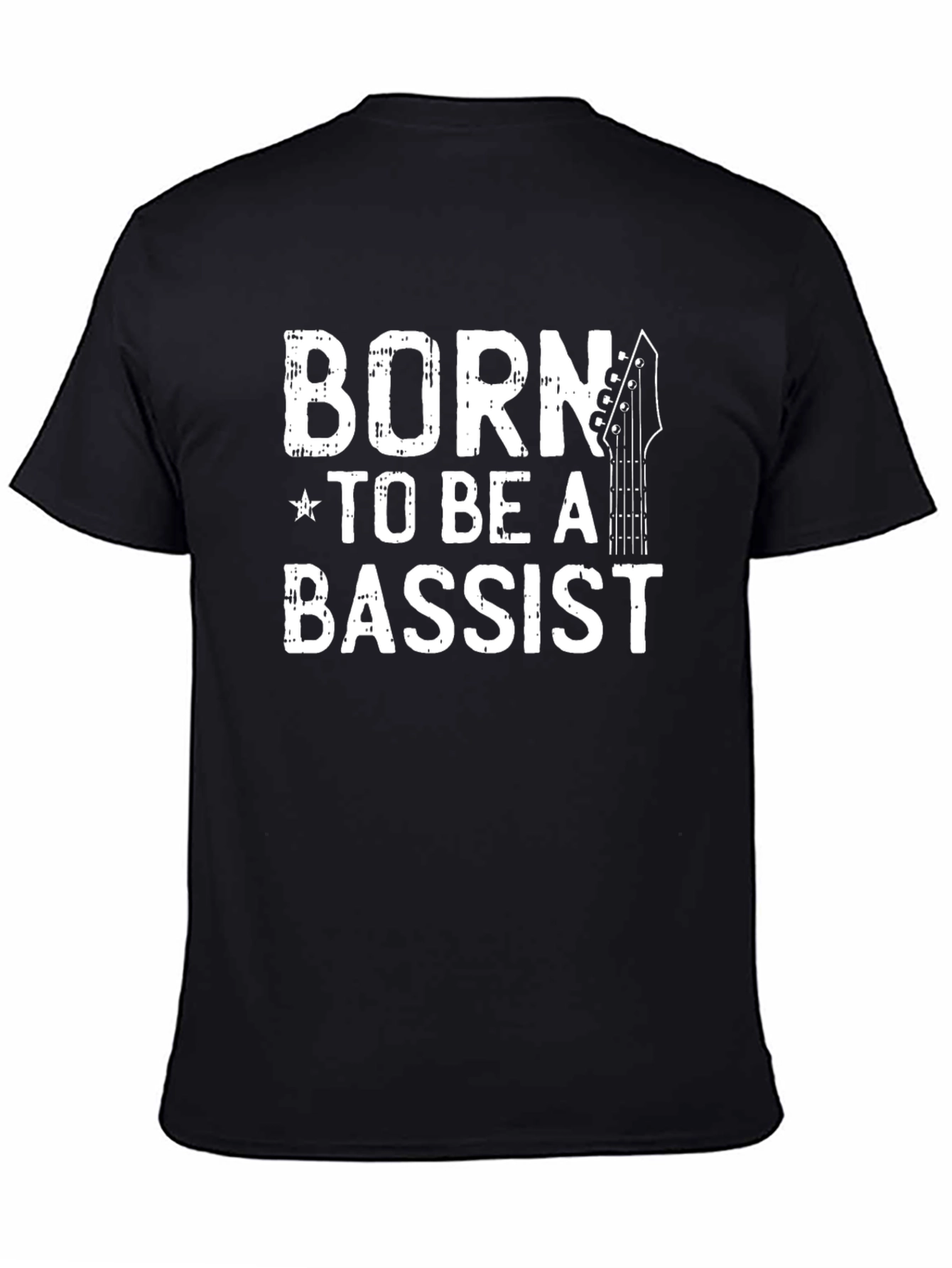 Born to Be a Bassist Black T-Shirt