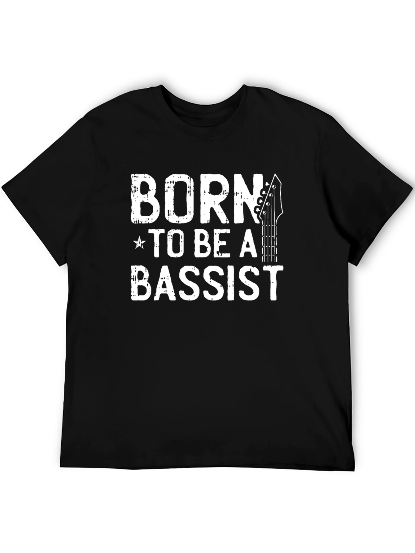 Born to Be a Bassist Black T-Shirt