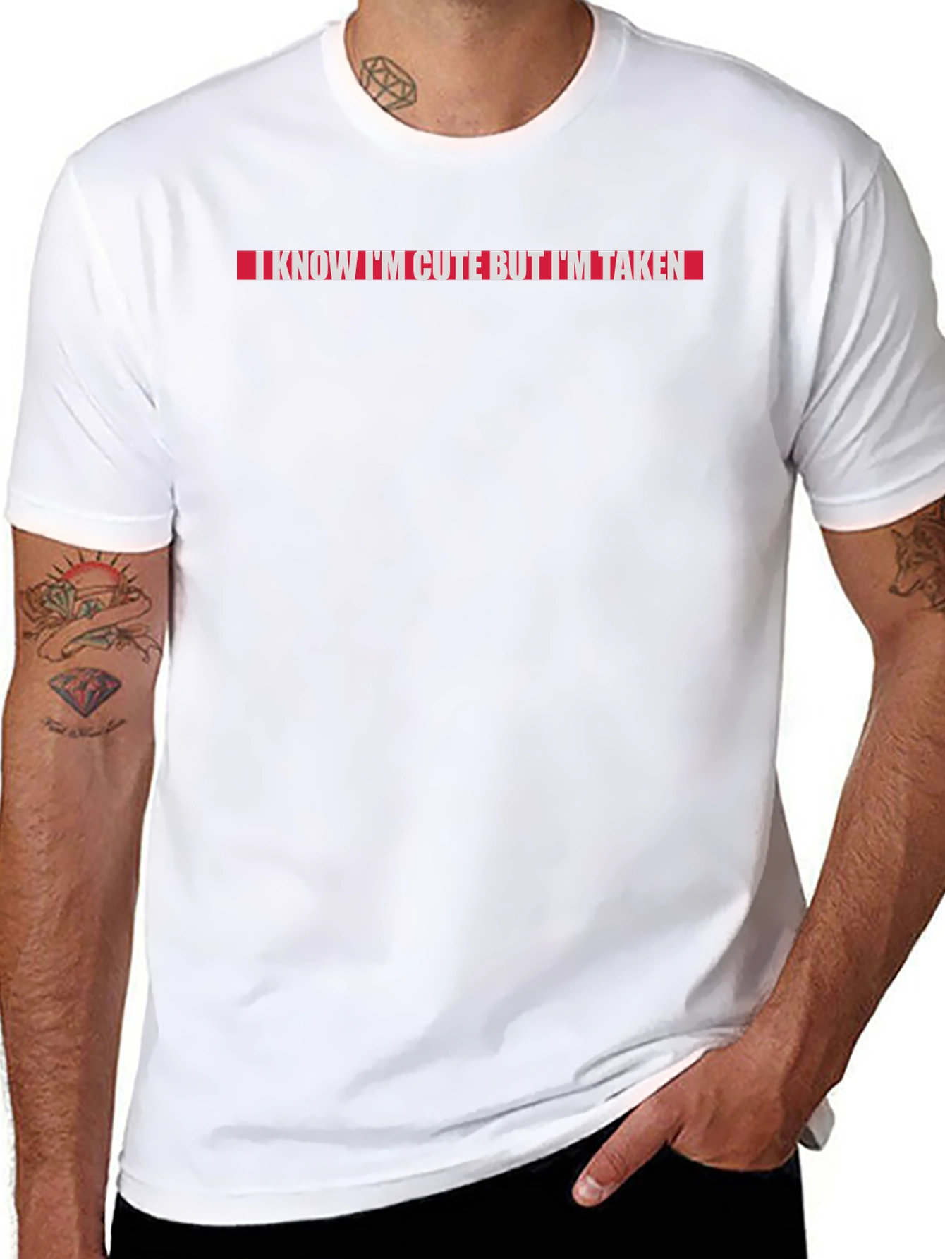 I Know Im Cute But Im Taken T-Shirt