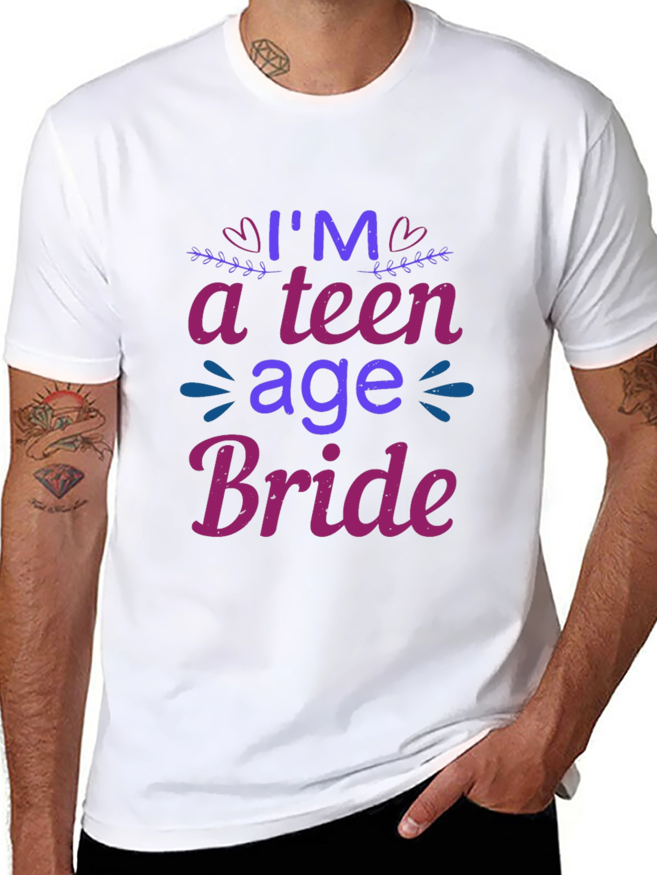 Im a Teenage Bride T-Shirt - Novelty Tee