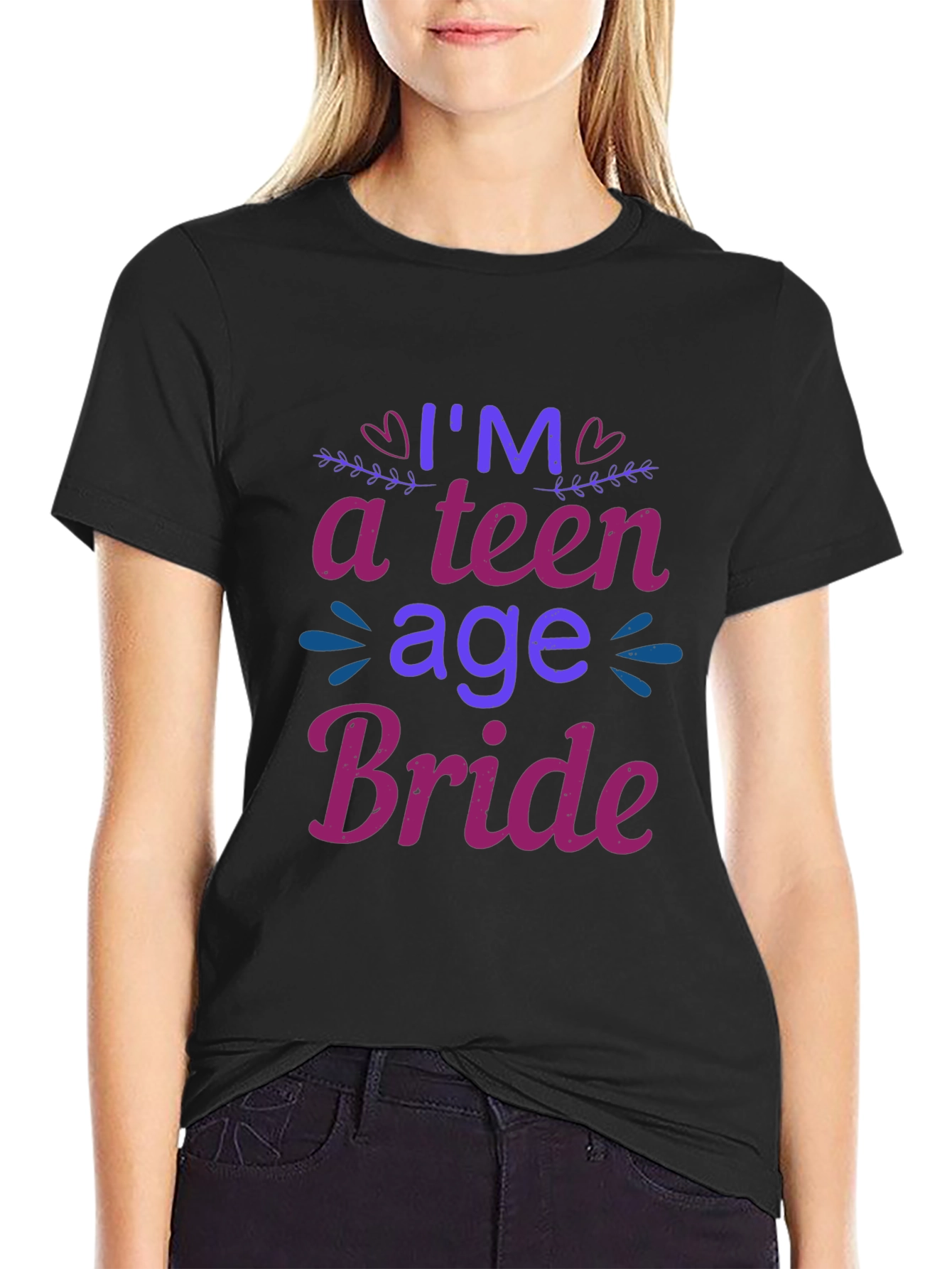 Im a Teenage Bride T-Shirt - Novelty Tee
