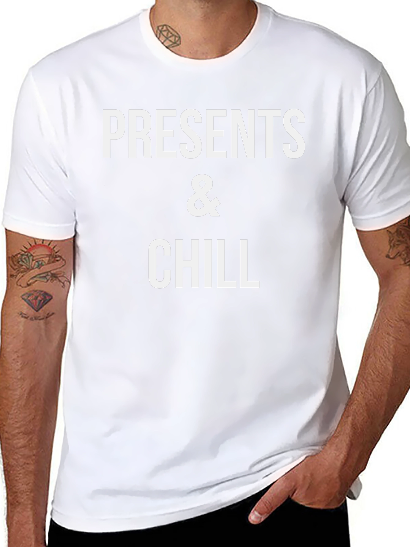 Presents & Chill Graphic Tee - Black