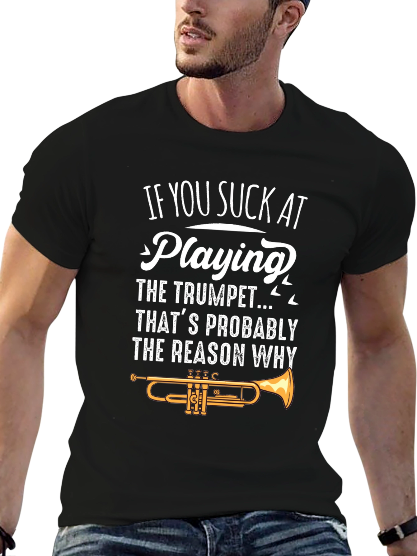 Trumpet Player T-Shirt - Funny Music Tee