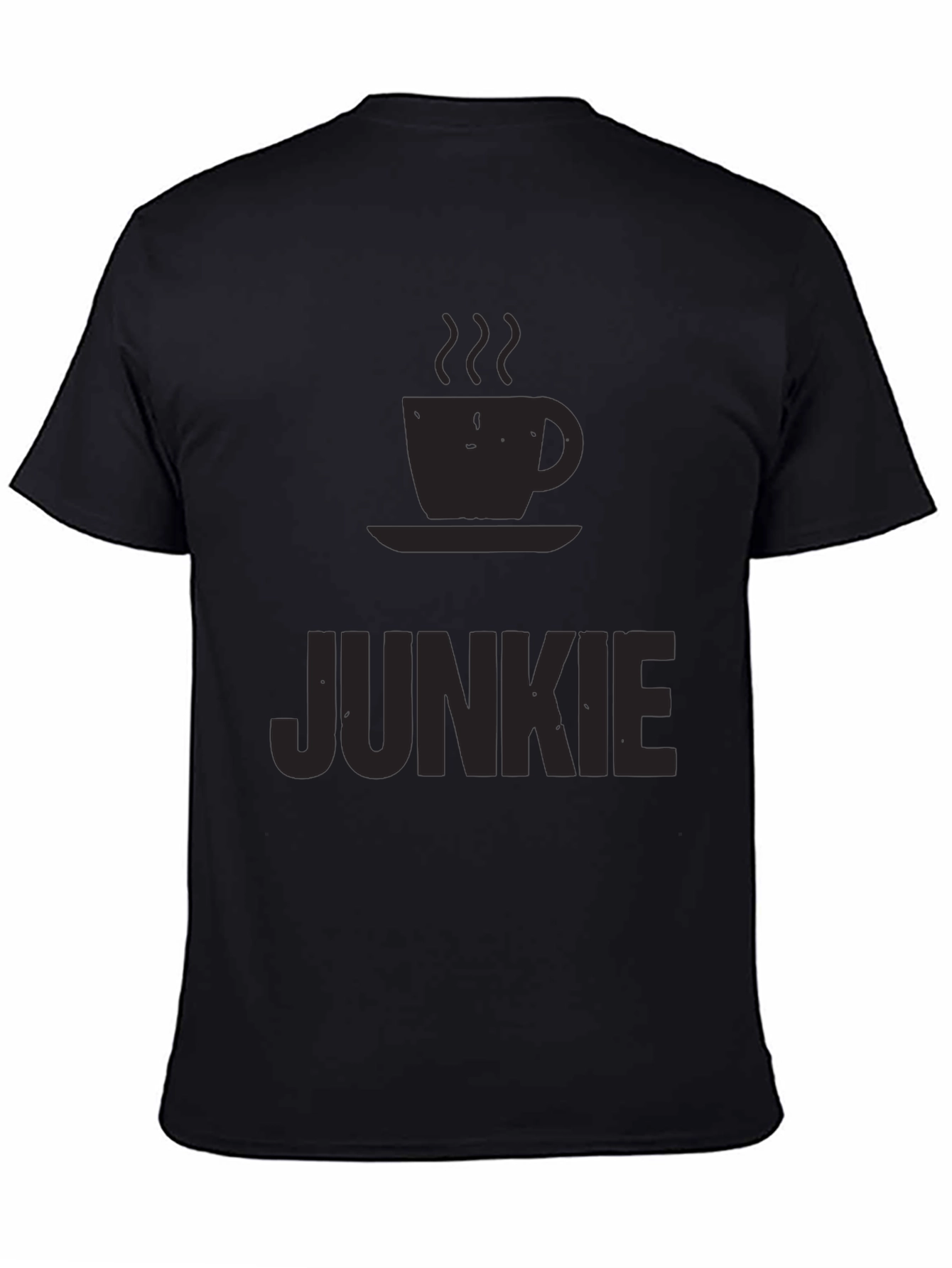 Coffee Junkie Black T-Shirt